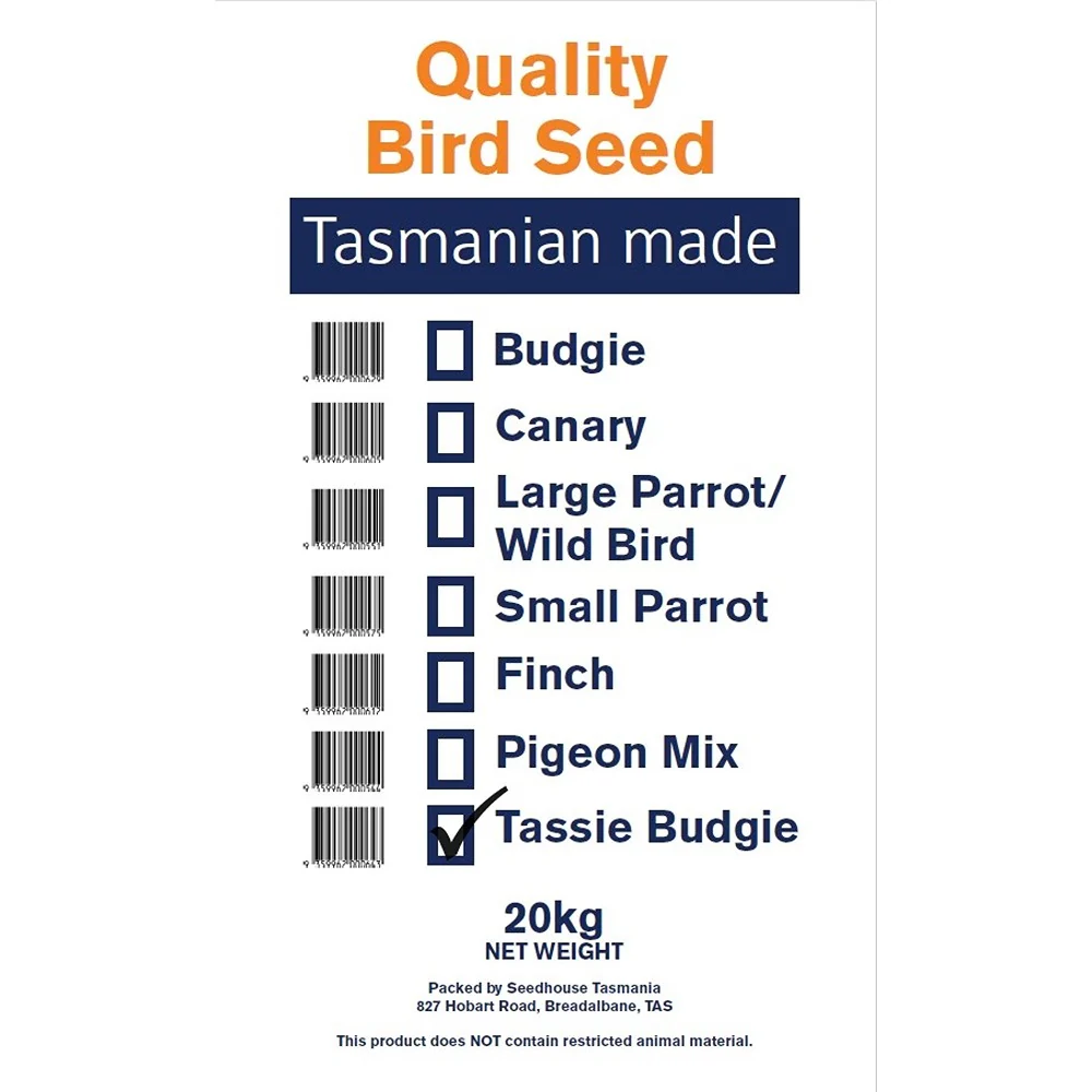 PETstock Tassie Budgie Mix 20kg