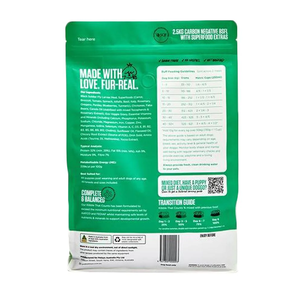 Petzyo BSFL Eco-Woofer With Superfood Extras Dry Dog Food - Image 3