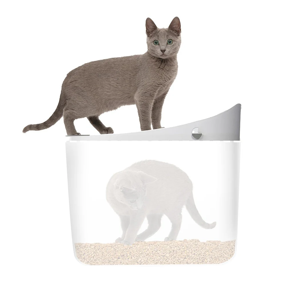Pixi Top Entry Cat Toilet Litter Tray - Image 2