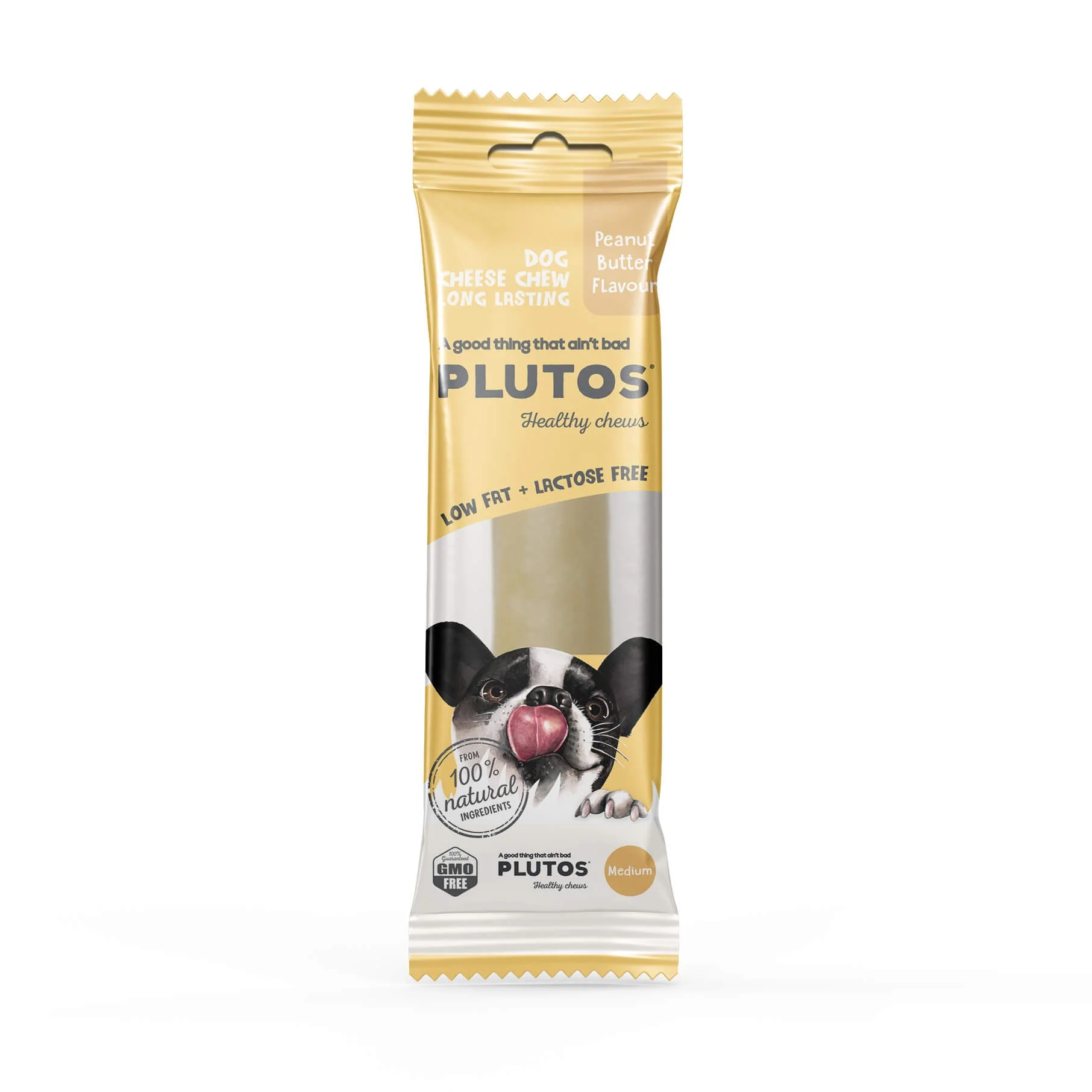 Plutos Cheese & Peanut Butter Dog Chews Medium - Image 2