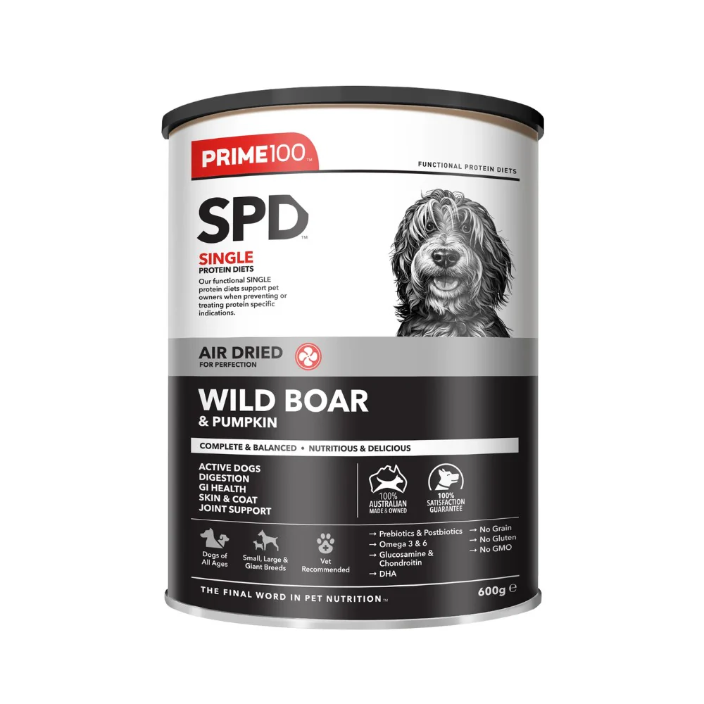 Prime100 SPD Air Dried Wild Boar & Pumpkin Dry Dog Food - Image 3
