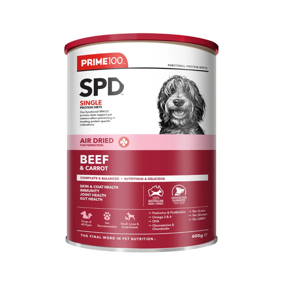 Prime100 SPD Air Dried Beef & Carrot Dry Dog Food - Image 3