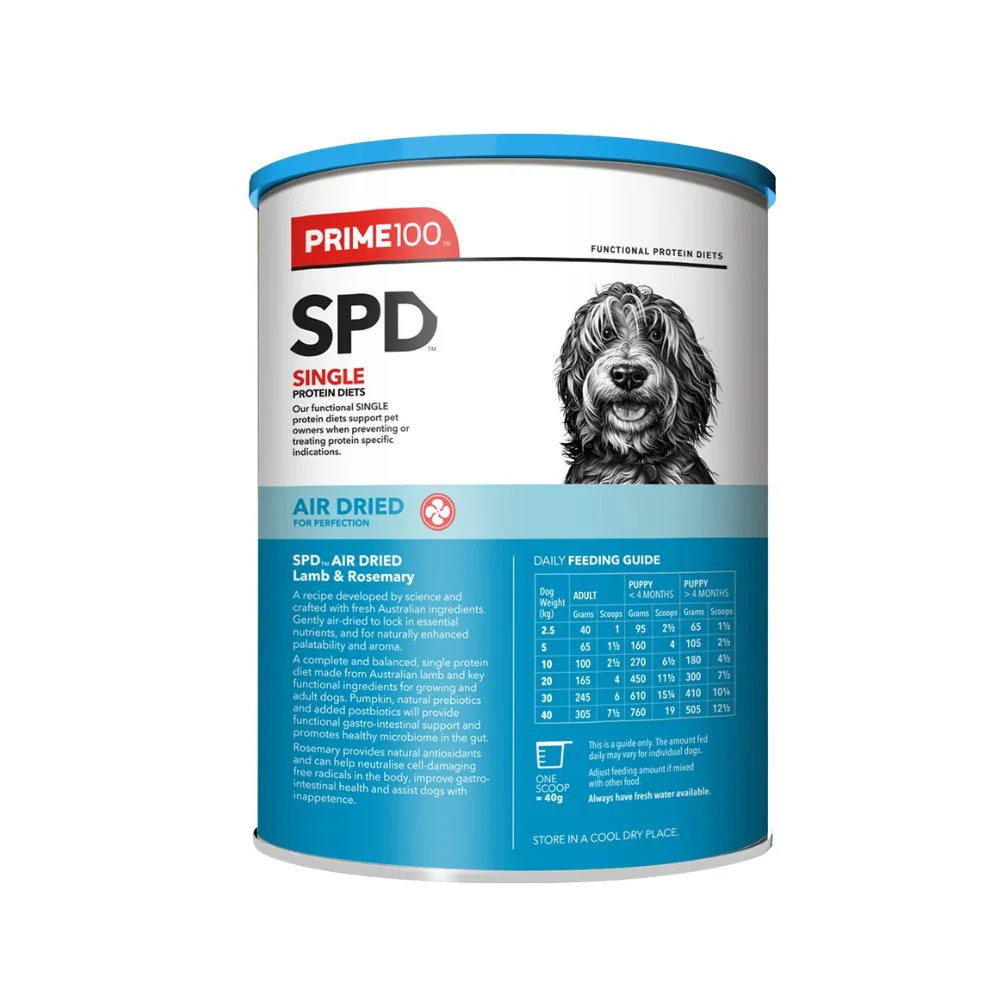 Prime100 SPD Air Dried Lamb and Rosemary Dry Dog Food - Image 8