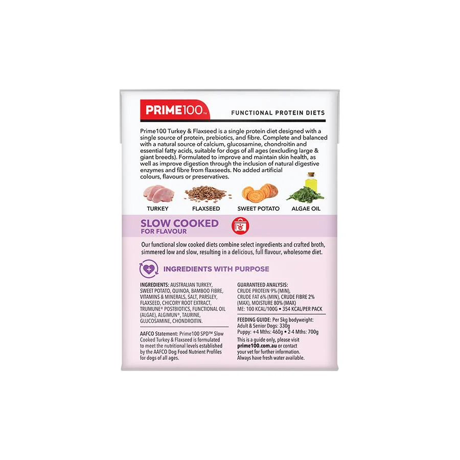 Prime100 SPD Slow Cooked Turkey & Flaxseed - Image 7