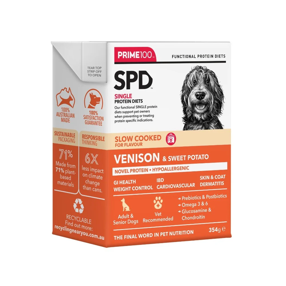 Prime100 SPD Slow Cooked Venison & Sweet Potato Wet Dog Food - Image 4
