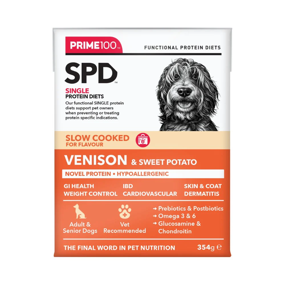 Prime100 SPD Slow Cooked Venison & Sweet Potato Wet Dog Food - Image 5