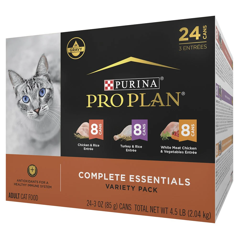 Pro Plan Complete Essentials Poultry Favouites Wet Cat Food 24x85g - Image 10
