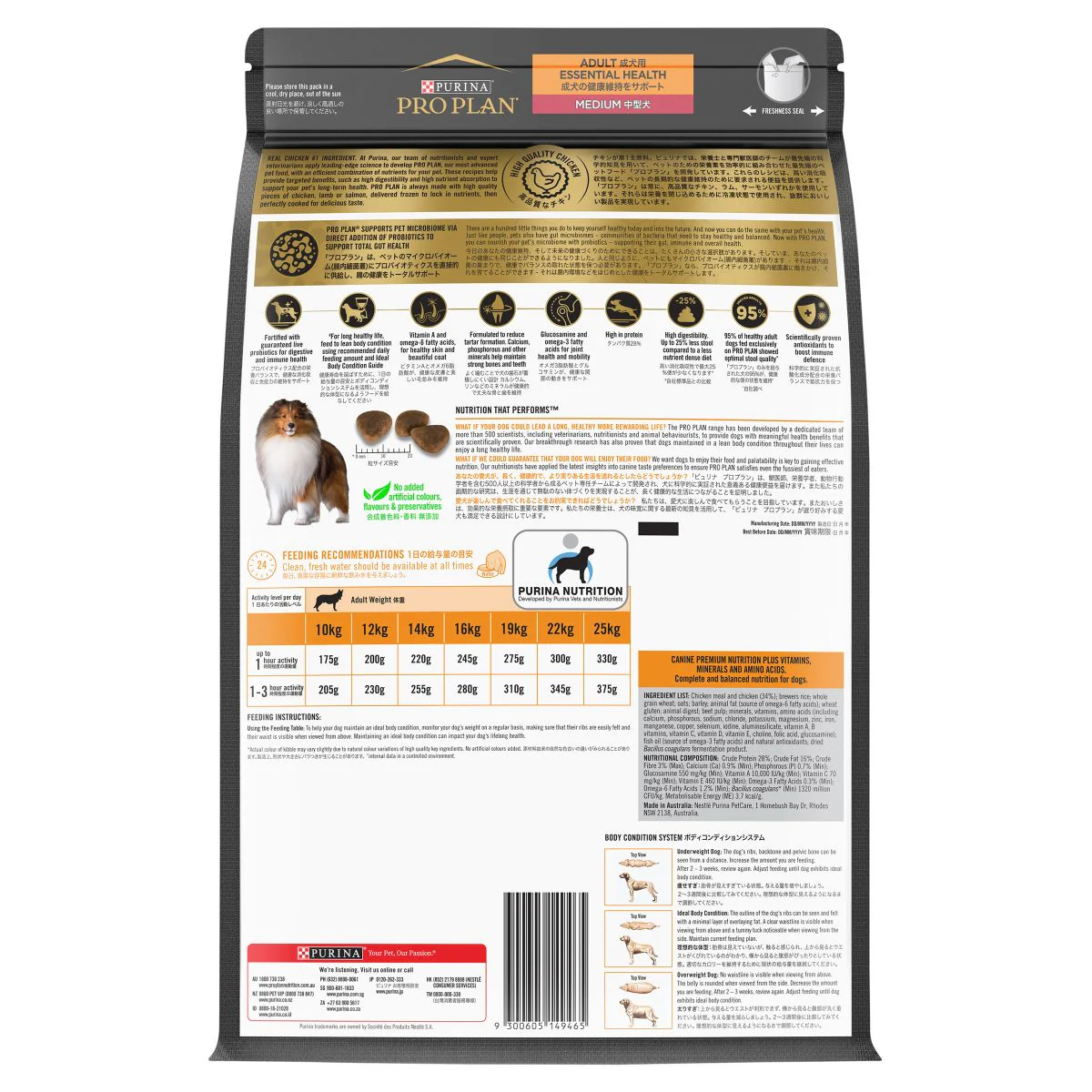 Pro Plan Medium Breed Adult Chicken Dry Dog Food - Image 13