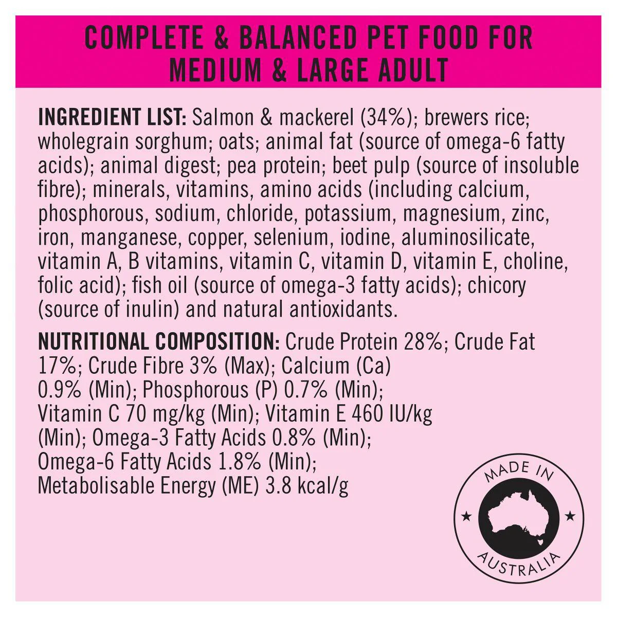 Pro Plan Sensitive Skin & Stomach Medium & Large Breed Adult Dry Dog Food - Image 27