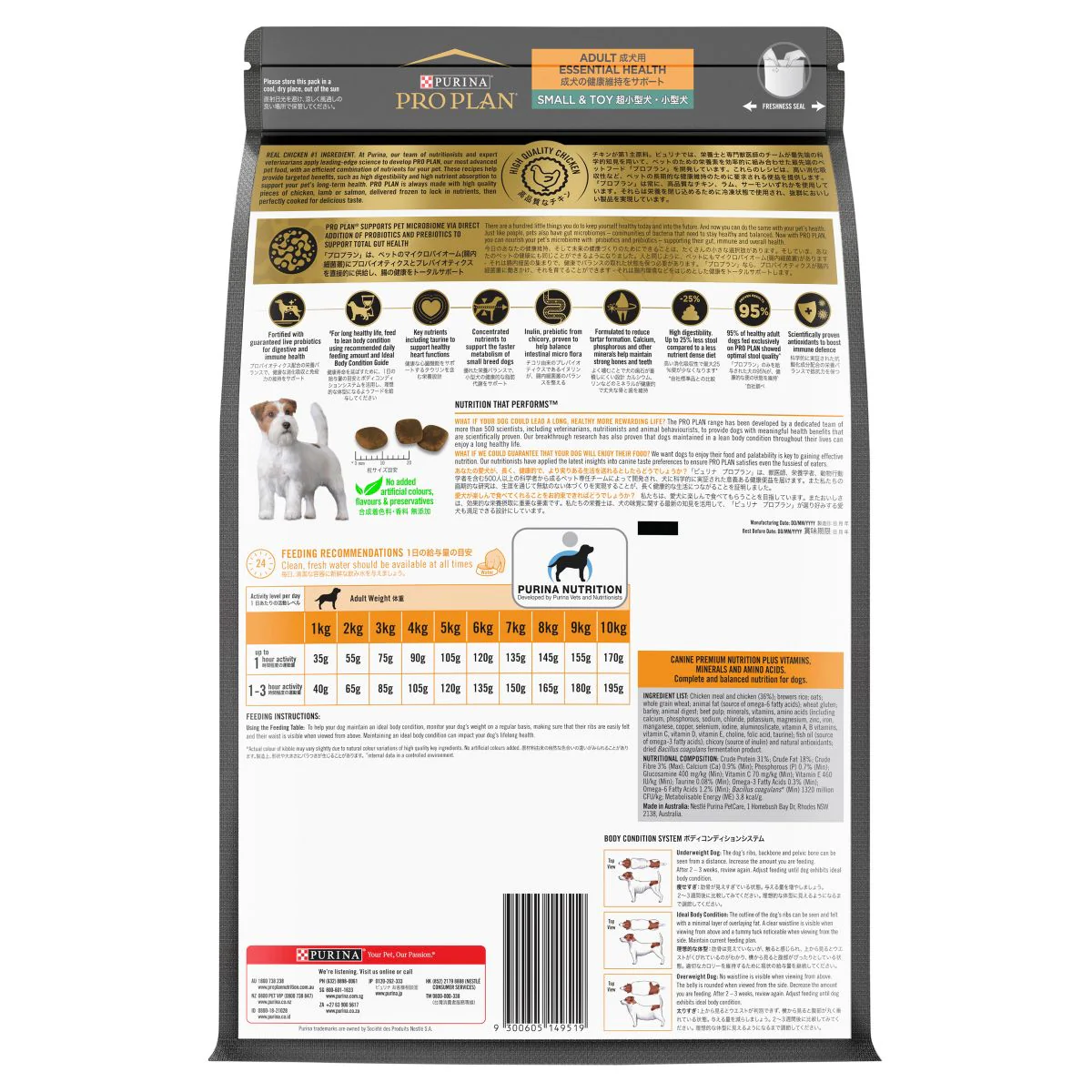 Pro Plan Small & Toy Adult Chicken Dry Dog Food 2.5kg - Image 12
