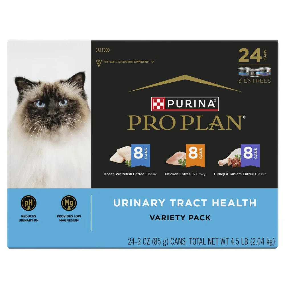 Pro Plan Urinary Tract Health Variety Wet Cat Food 24x85g - Image 2