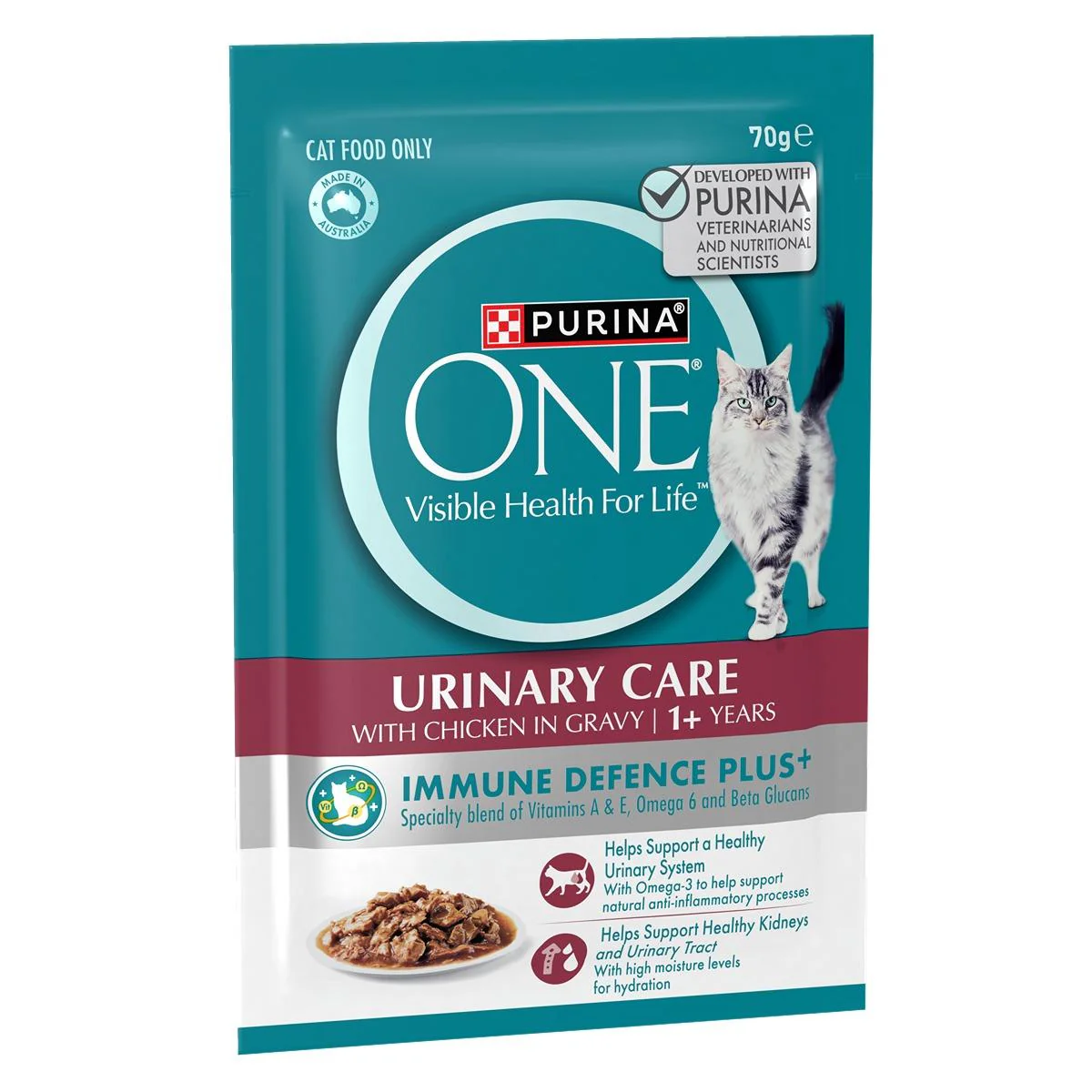 Purina One Urinary Care Chicken Wet Cat Food - Image 3
