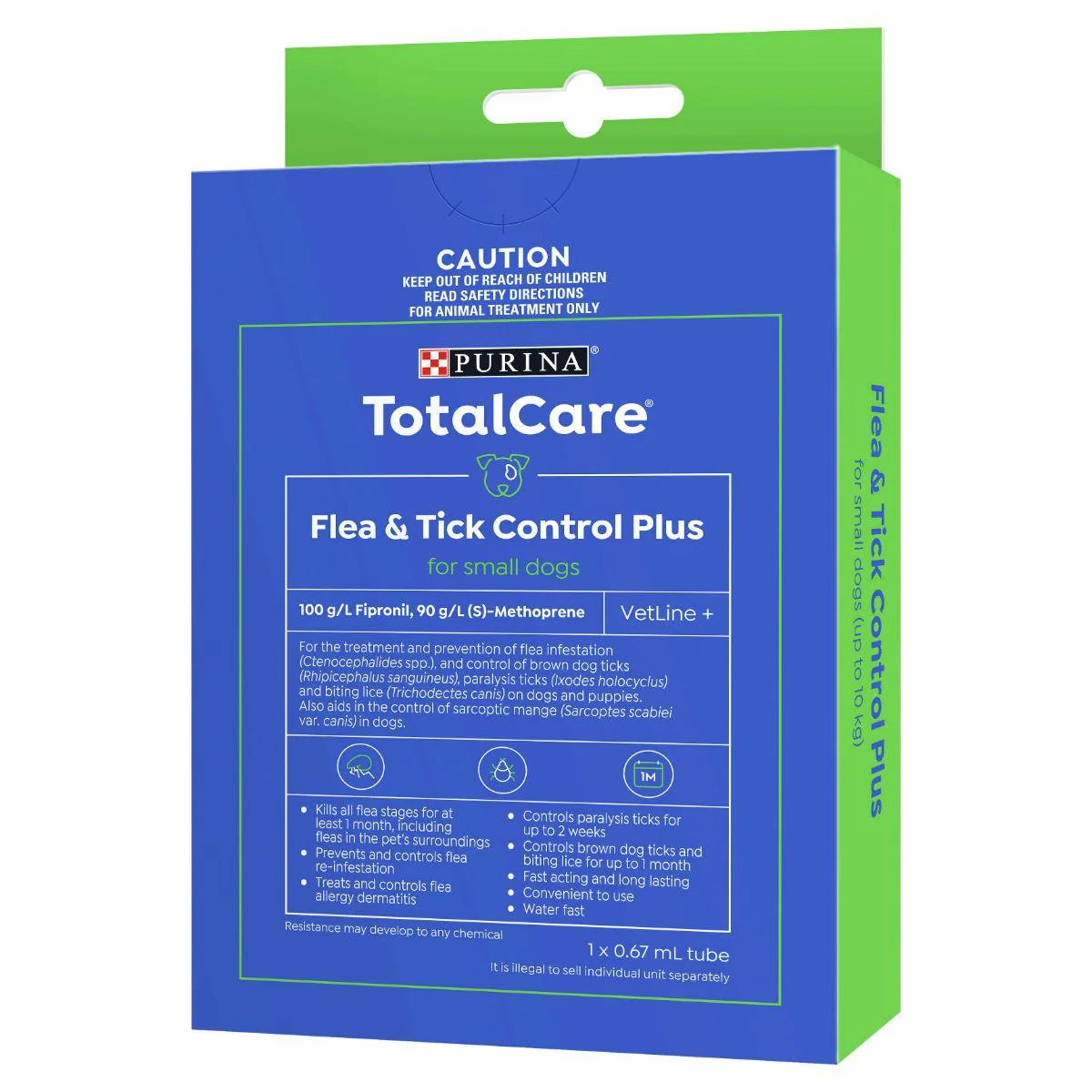 Purina Total Care Flea & Tick Control Plus Spot-On Dog Treatment - Image 4