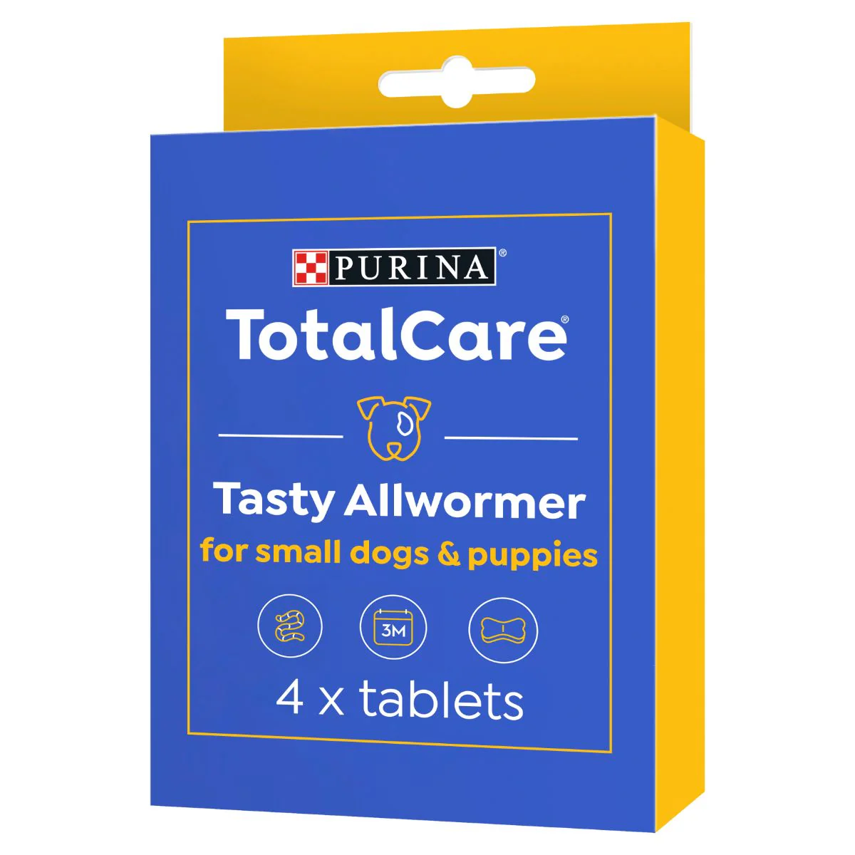 Purina Total Care Tasty Allwormer For Small Dogs & Puppies Liver Flavour 4 Tablets - Image 3