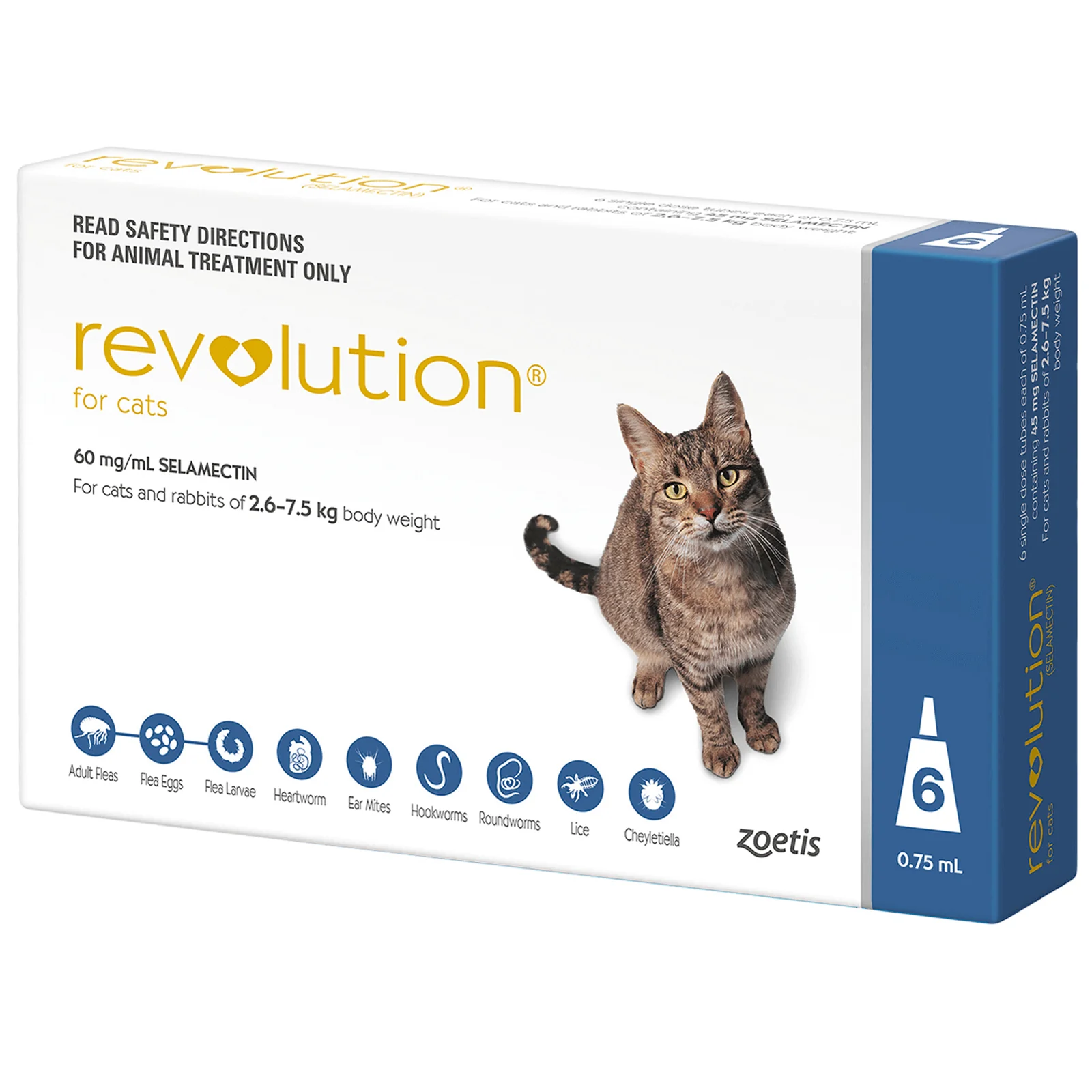 Revolution Flea & Worm Treatment For Cats - Image 2