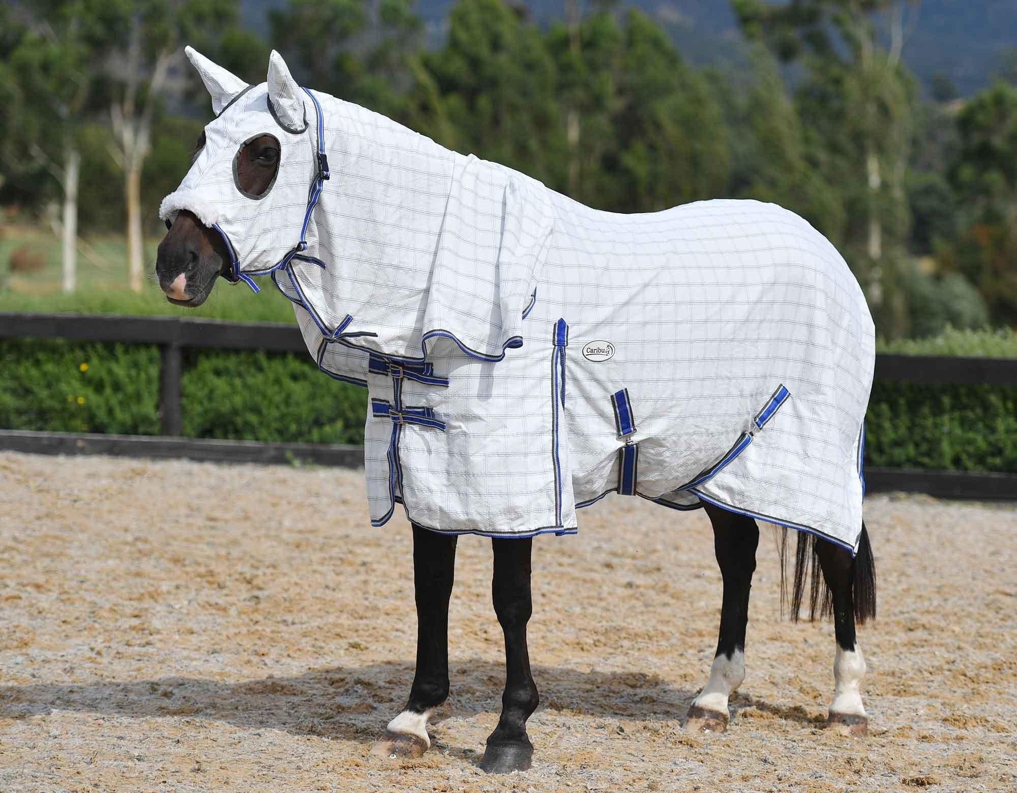 Caribu Ripstop Hooded Horse Rug - Image 56