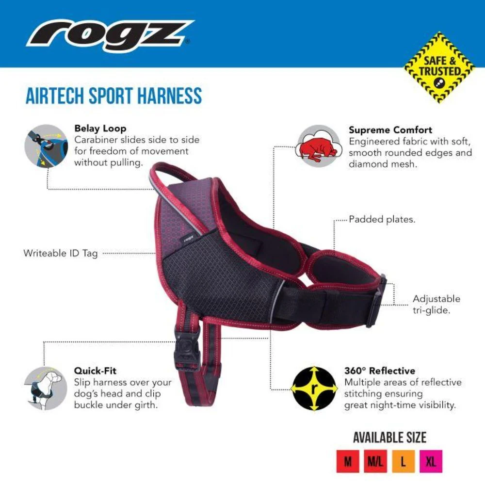 Rogz AirTech Sport Dog Harness - Image 22