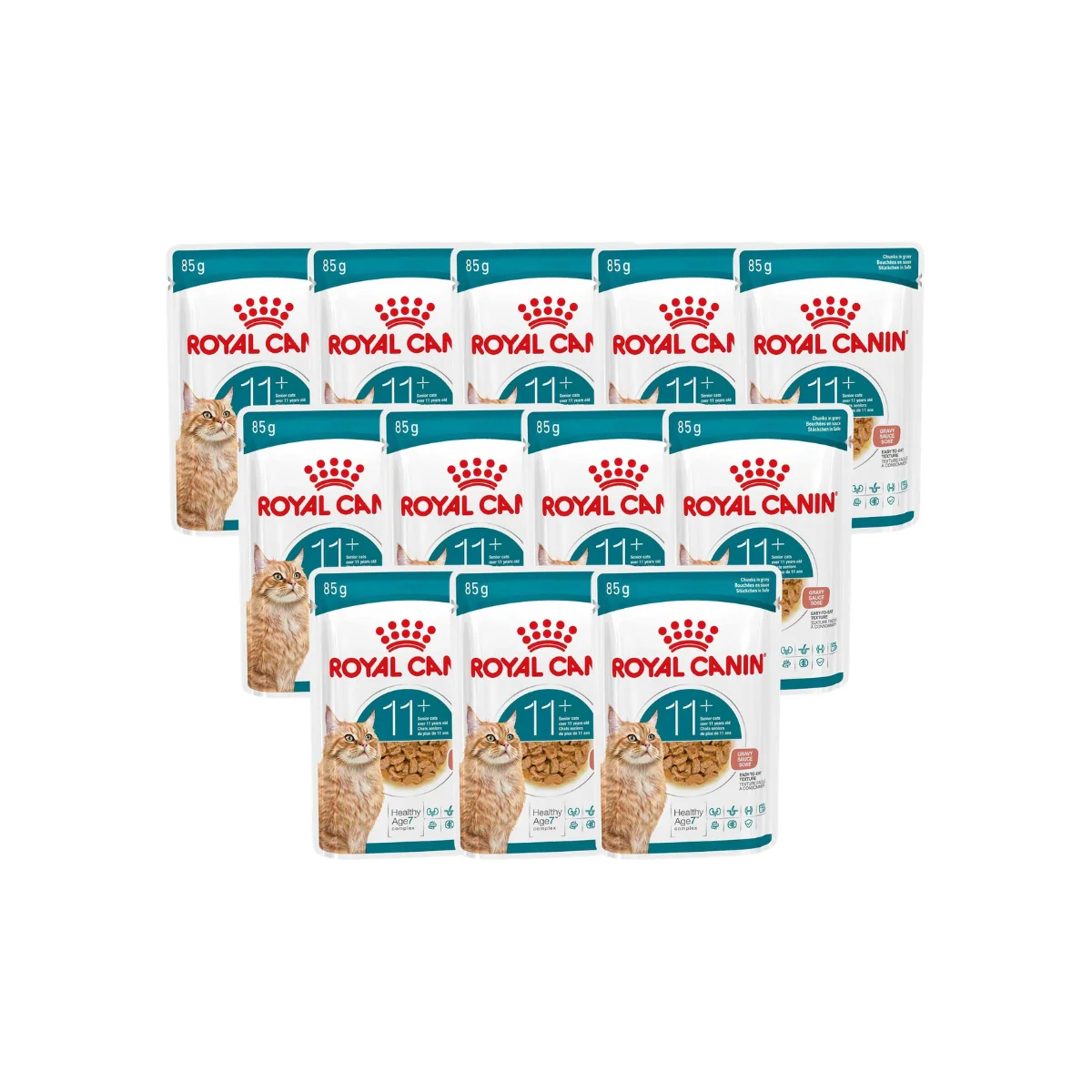 Royal Canin Ageing 11+ Gravy Wet Cat Food - Image 2