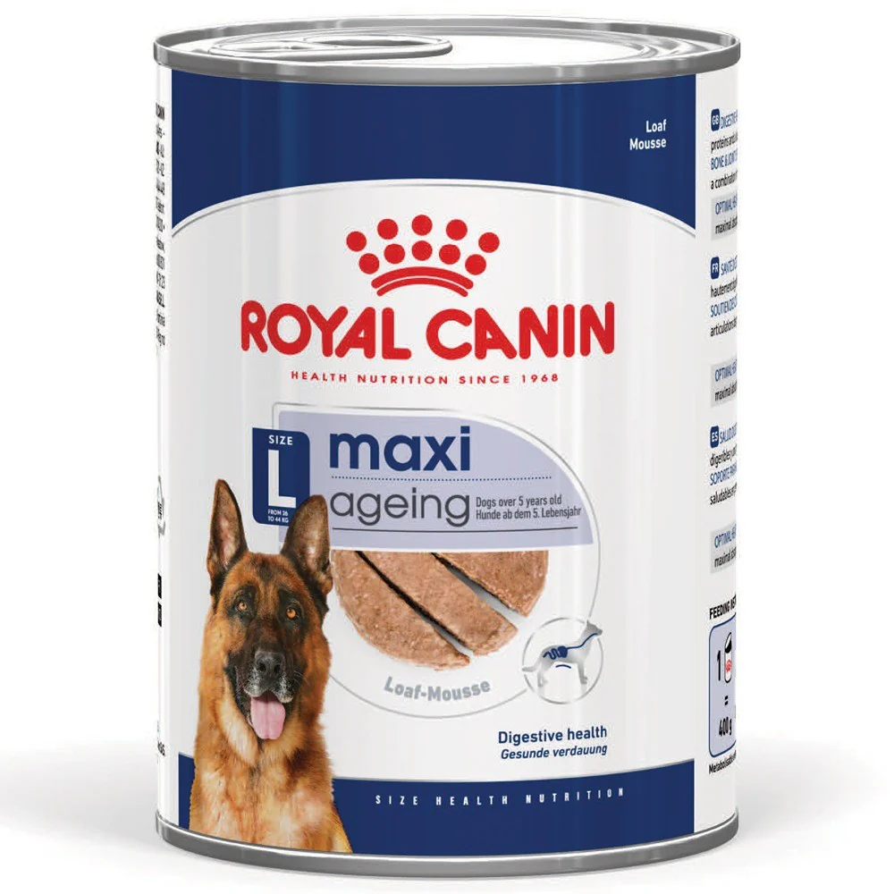 Royal Canin Ageing Maxi Loaf Wet Dog Food - Image 2