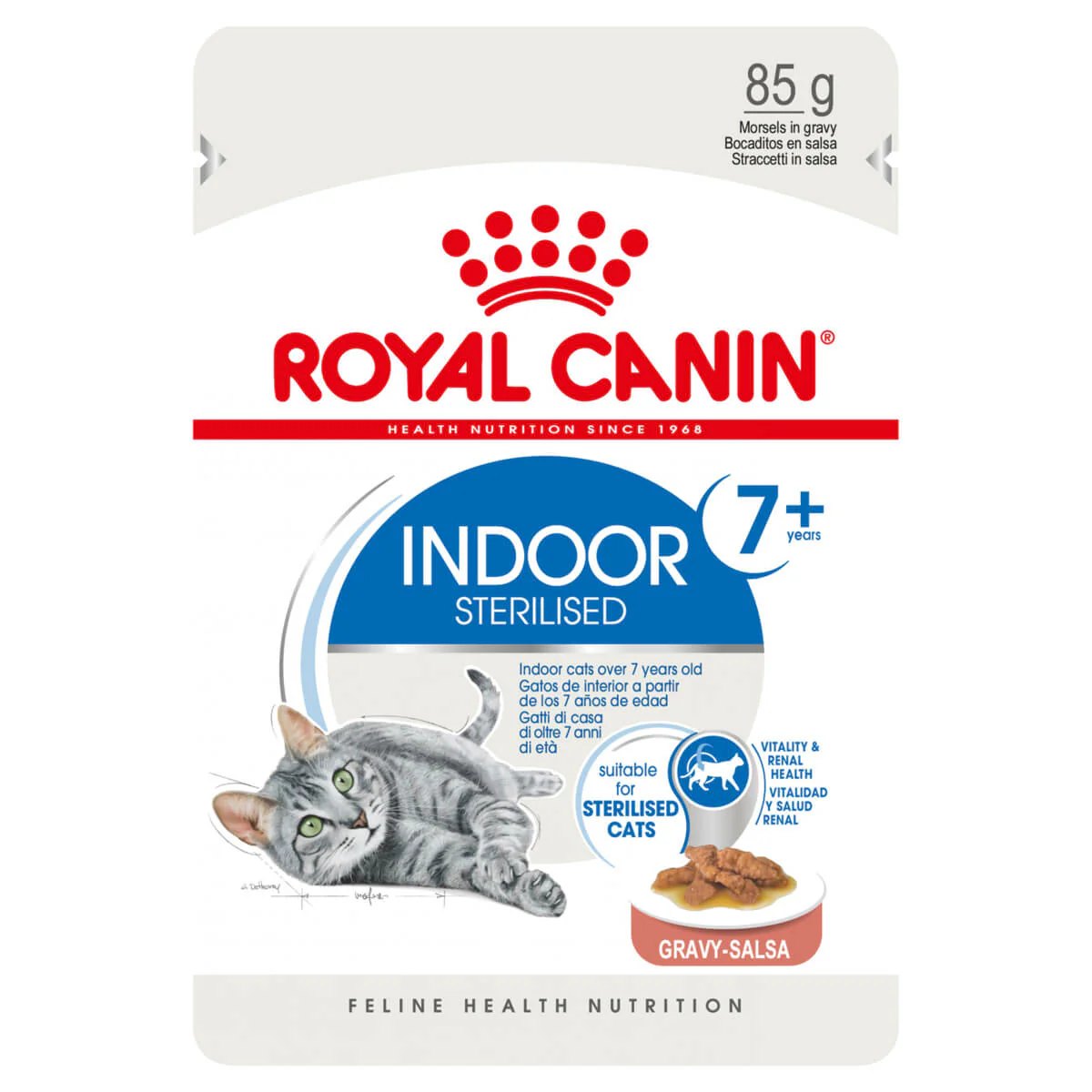 Royal Canin Indoor 7+ Adult Gravy Wet Cat Food - Image 11