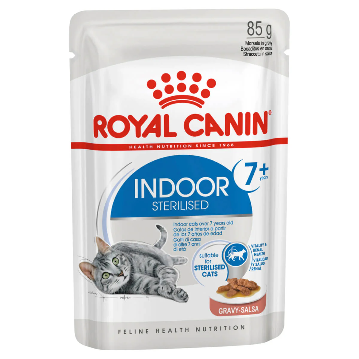 Royal Canin Indoor 7+ Adult Gravy Wet Cat Food - Image 8