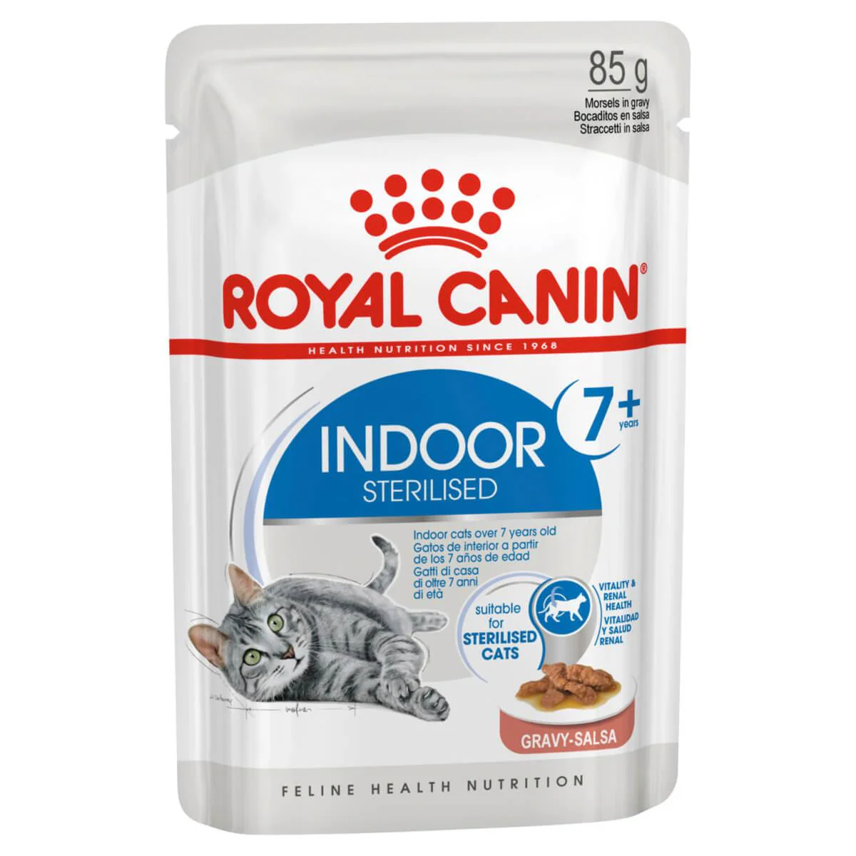 Royal Canin Indoor 7+ Adult Gravy Wet Cat Food - Image 9