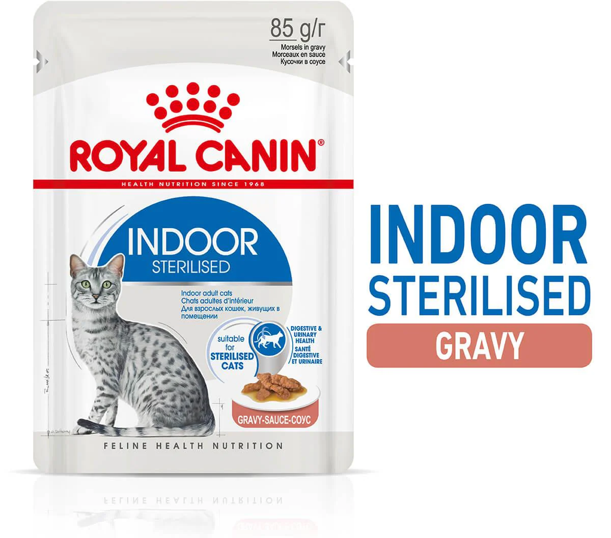 Royal Canin Indoor Sterilised Gravy Wet Cat Food - Image 3