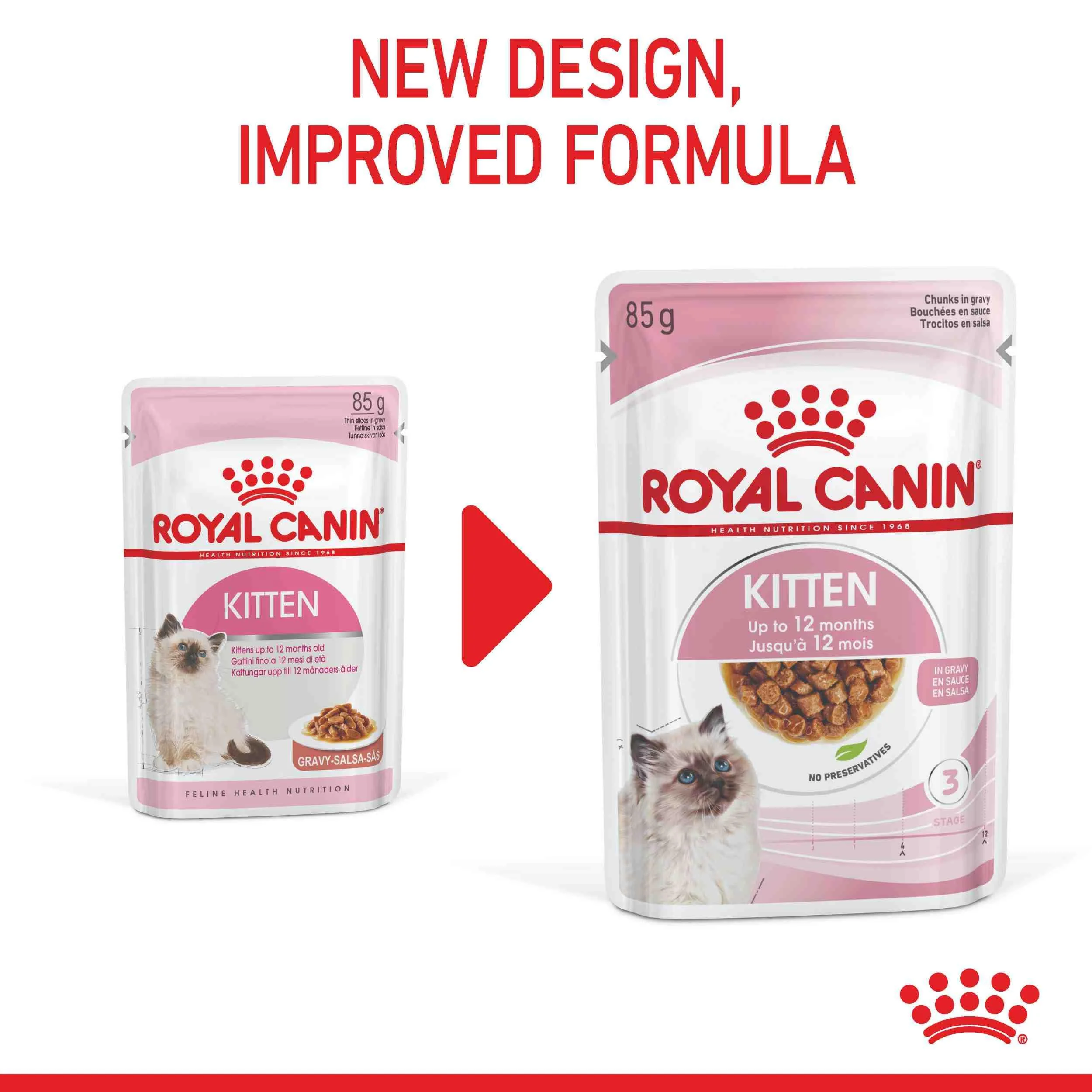 Royal Canin Instinctive Kitten In Gravy Wet Cat Food - Image 31