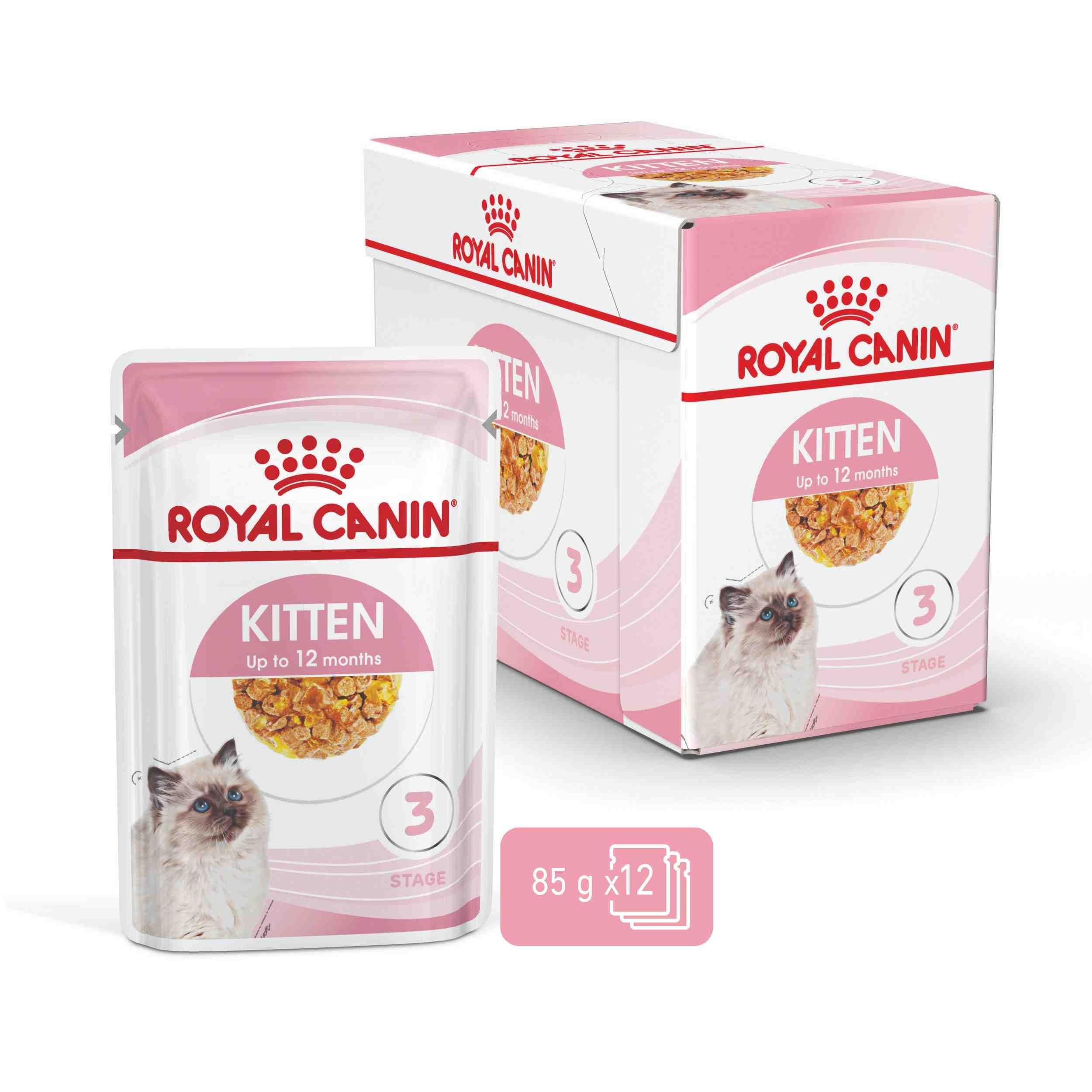 Royal Canin Instinctive Kitten In Jelly Wet Cat Food - Image 4