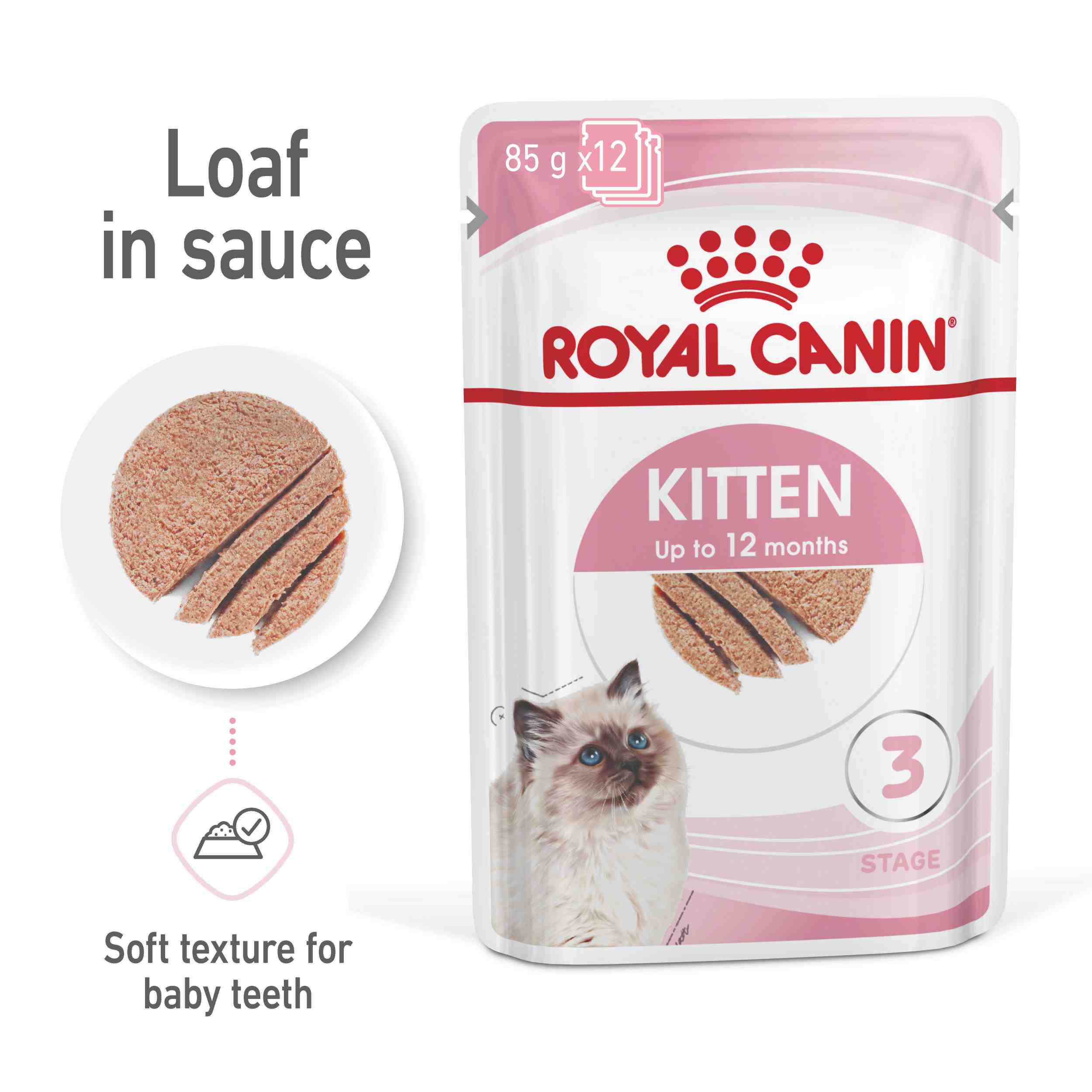 Royal Canin Instinctive Kitten Loaf Wet Cat Food - Image 2