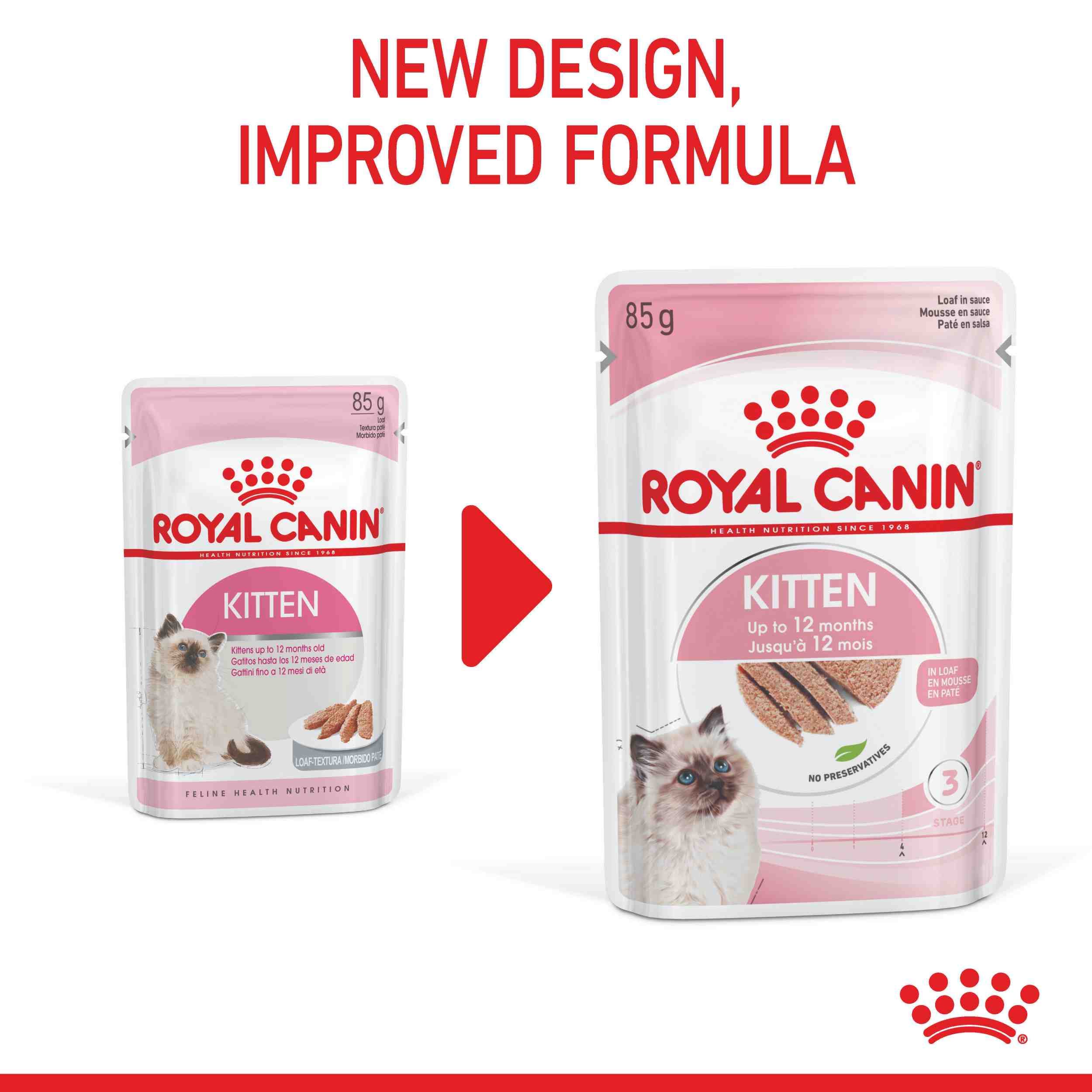 Royal Canin Instinctive Kitten Loaf Wet Cat Food - Image 7