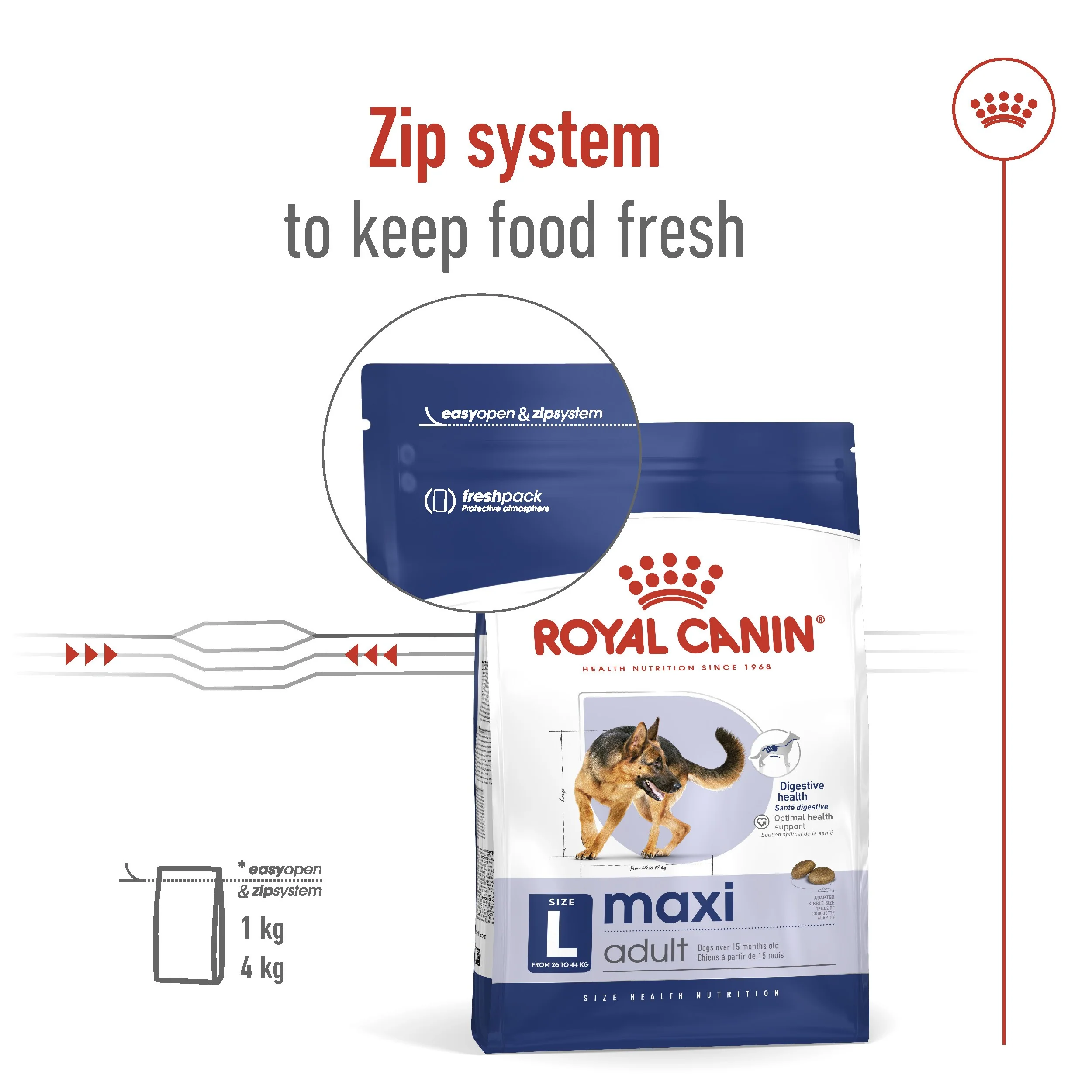 Royal Canin Maxi Large Breed Adult Chicken Dry Dog Food - Image 17