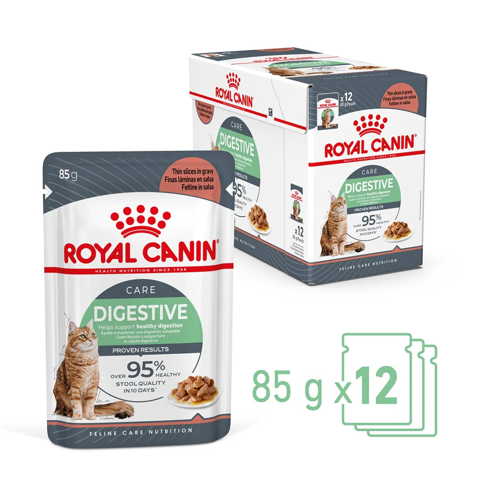Royal Canin Digestive Care Gravy Adult Wet Cat Food - Image 4