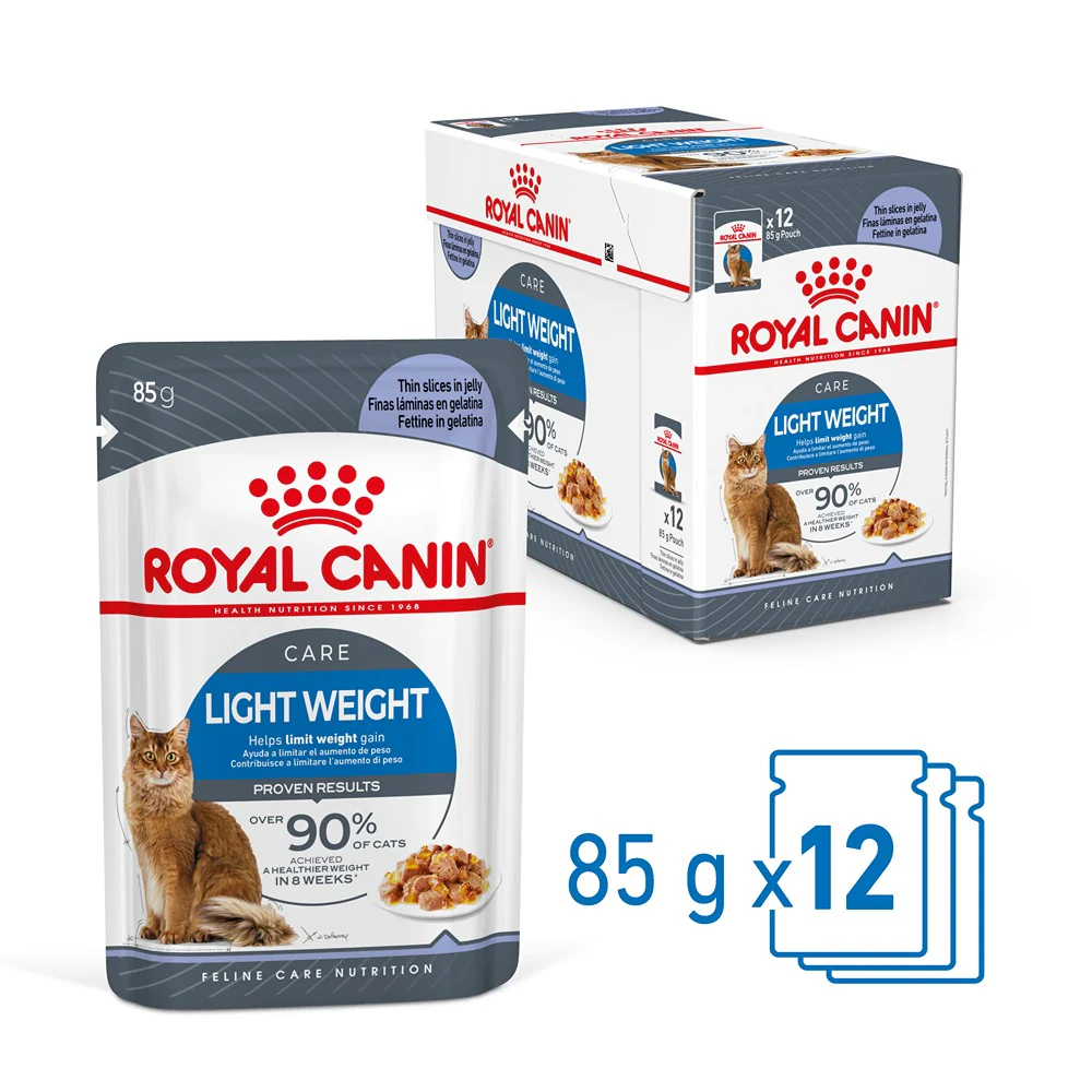 Royal Canin Light Weight Care Jelly Adult Wet Cat Food - Image 3