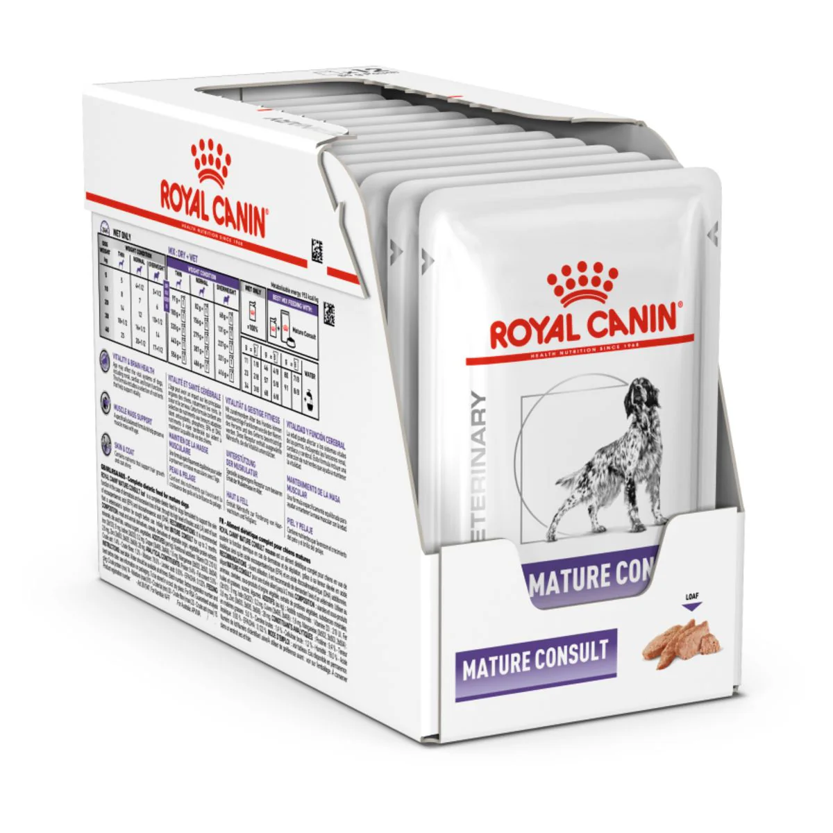 Royal Canin VET Mature Consult Loaf Wet Dog Food 85g - Image 8