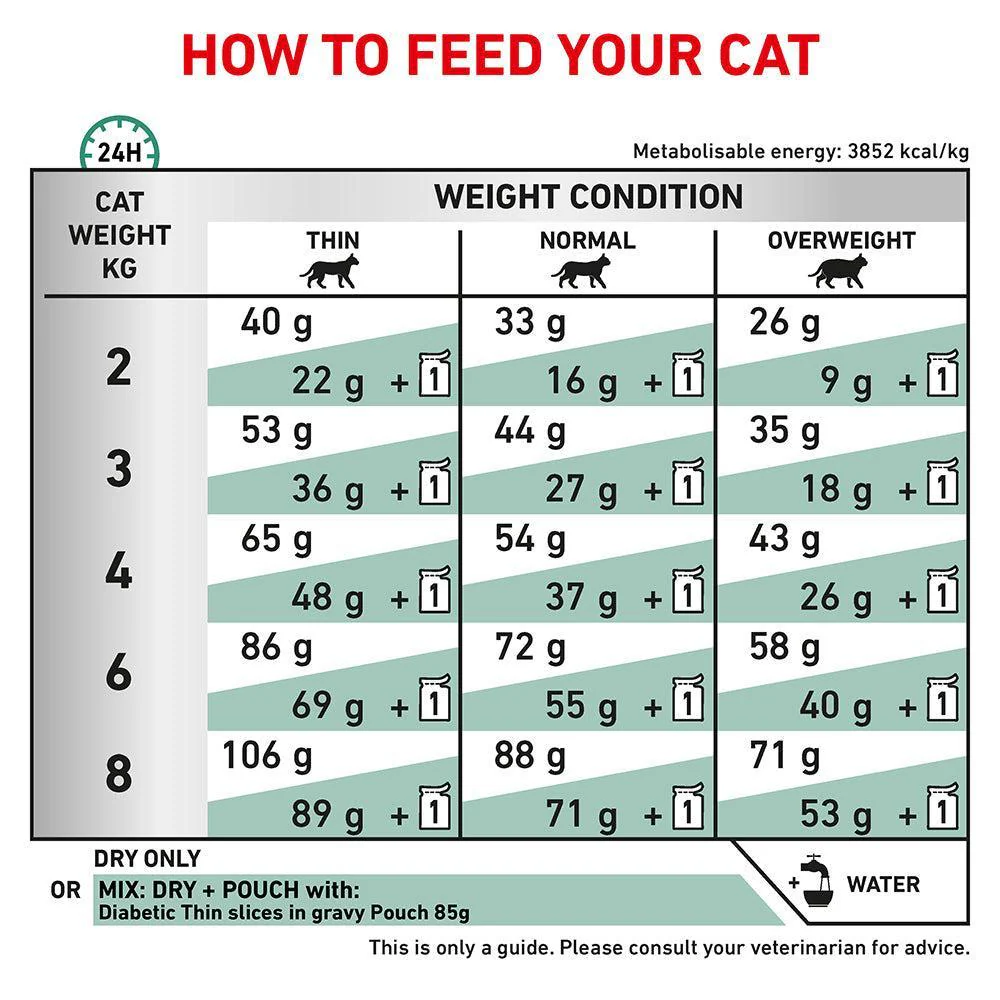 Royal Canin Veterinary Diabetic Dry Cat Food - Image 14