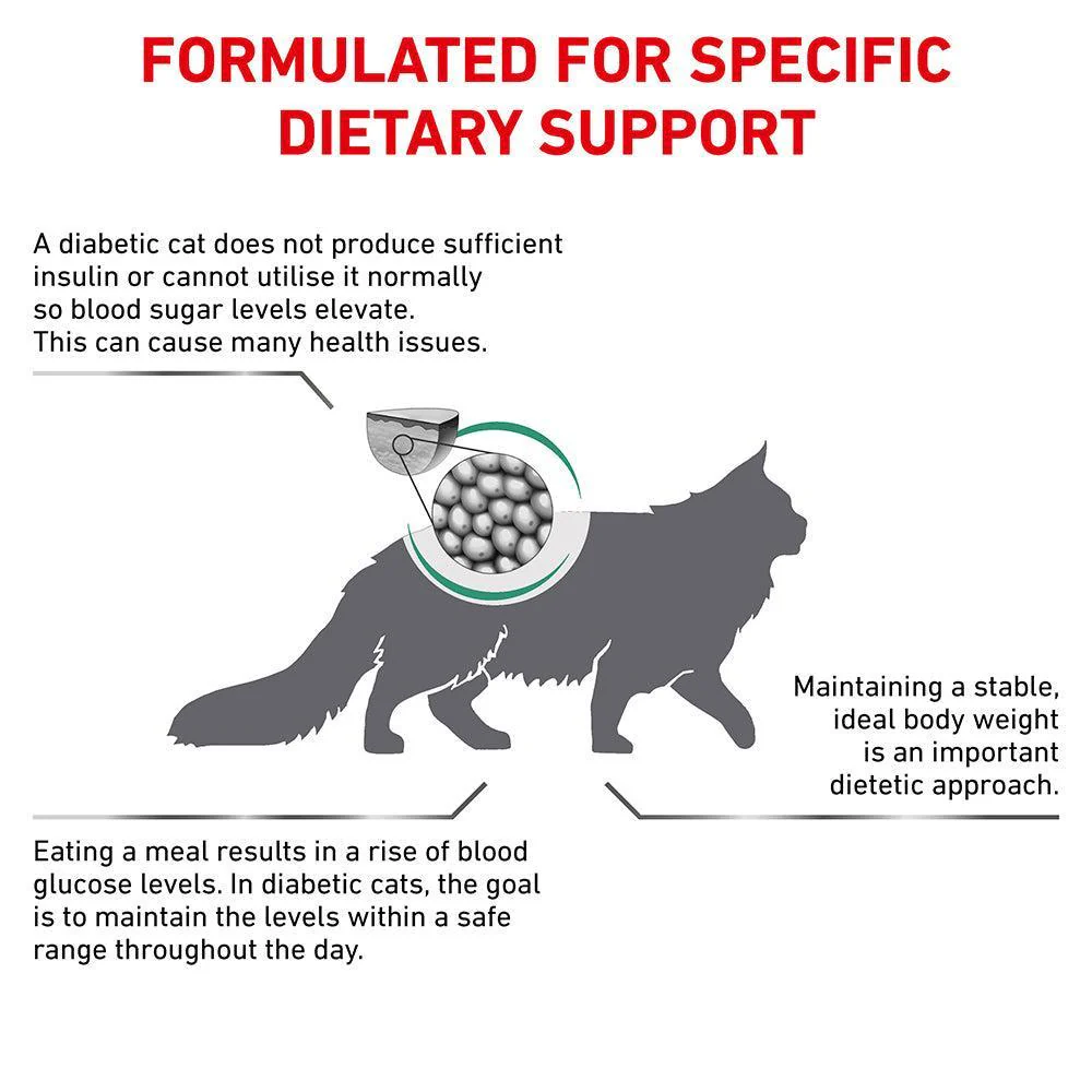 Royal Canin Veterinary Diabetic Dry Cat Food - Image 6