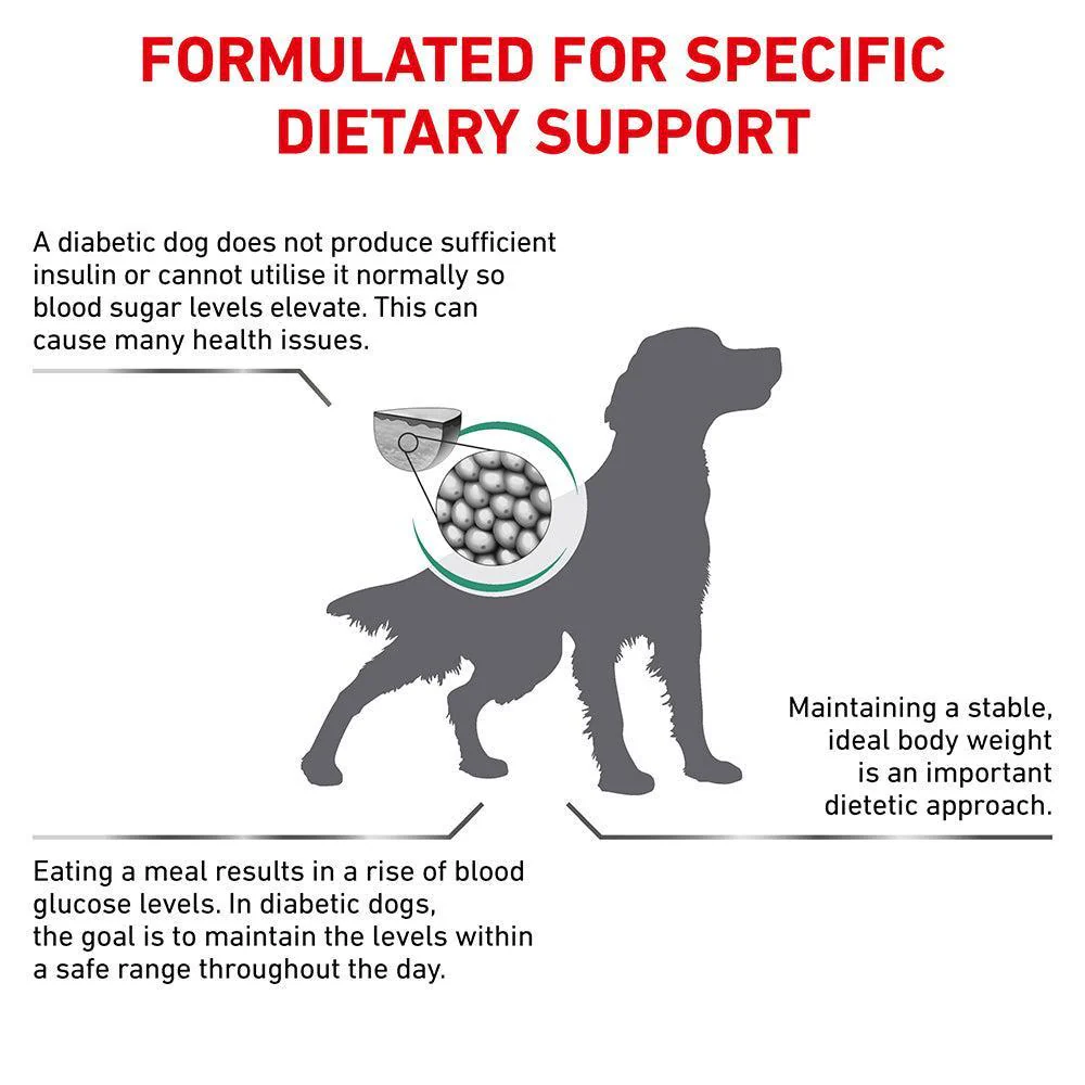 Royal Canin Veterinary Diabetic Dry Dog Food - Image 8