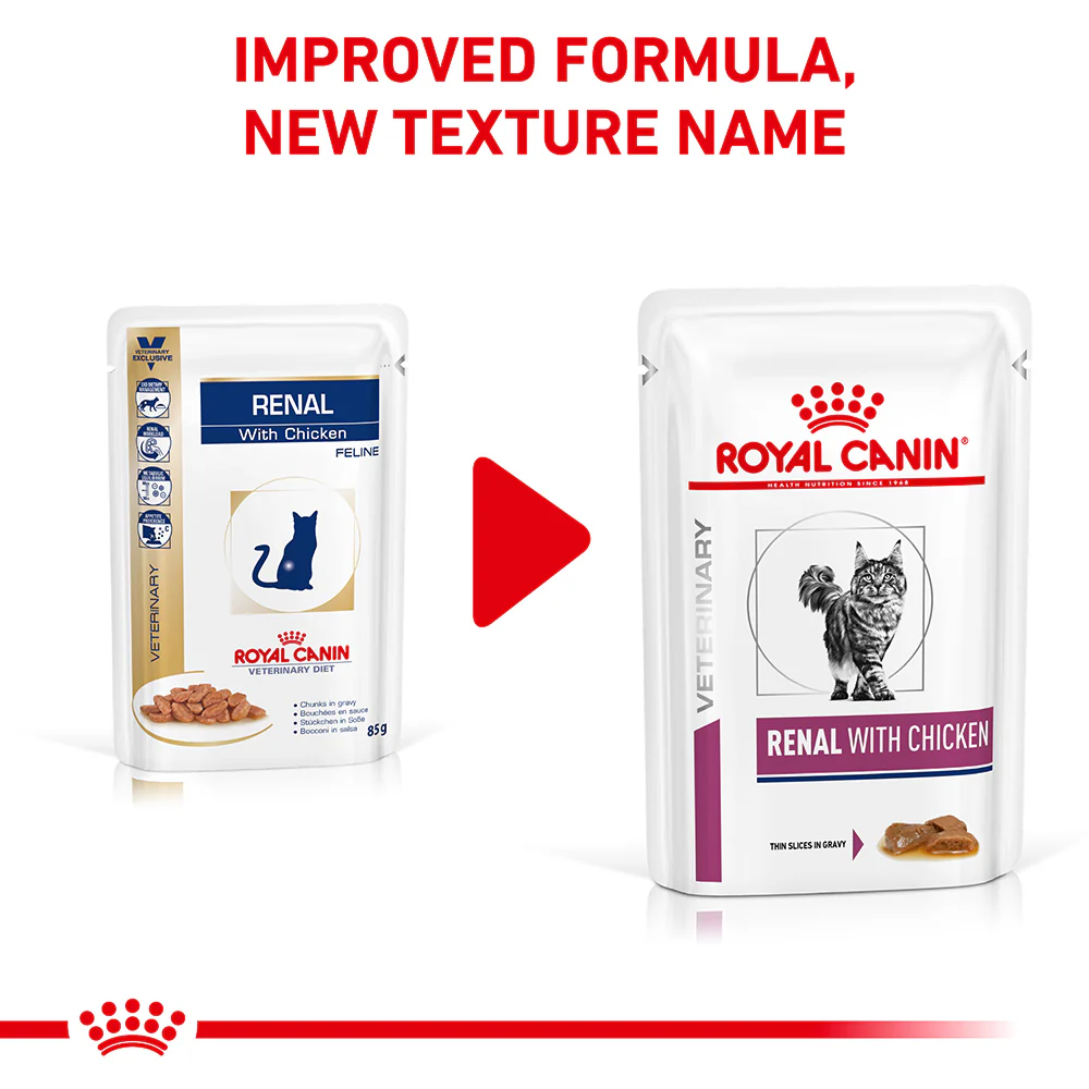 Royal Canin Veterinary Renal Chicken Wet Cat Food - Image 3