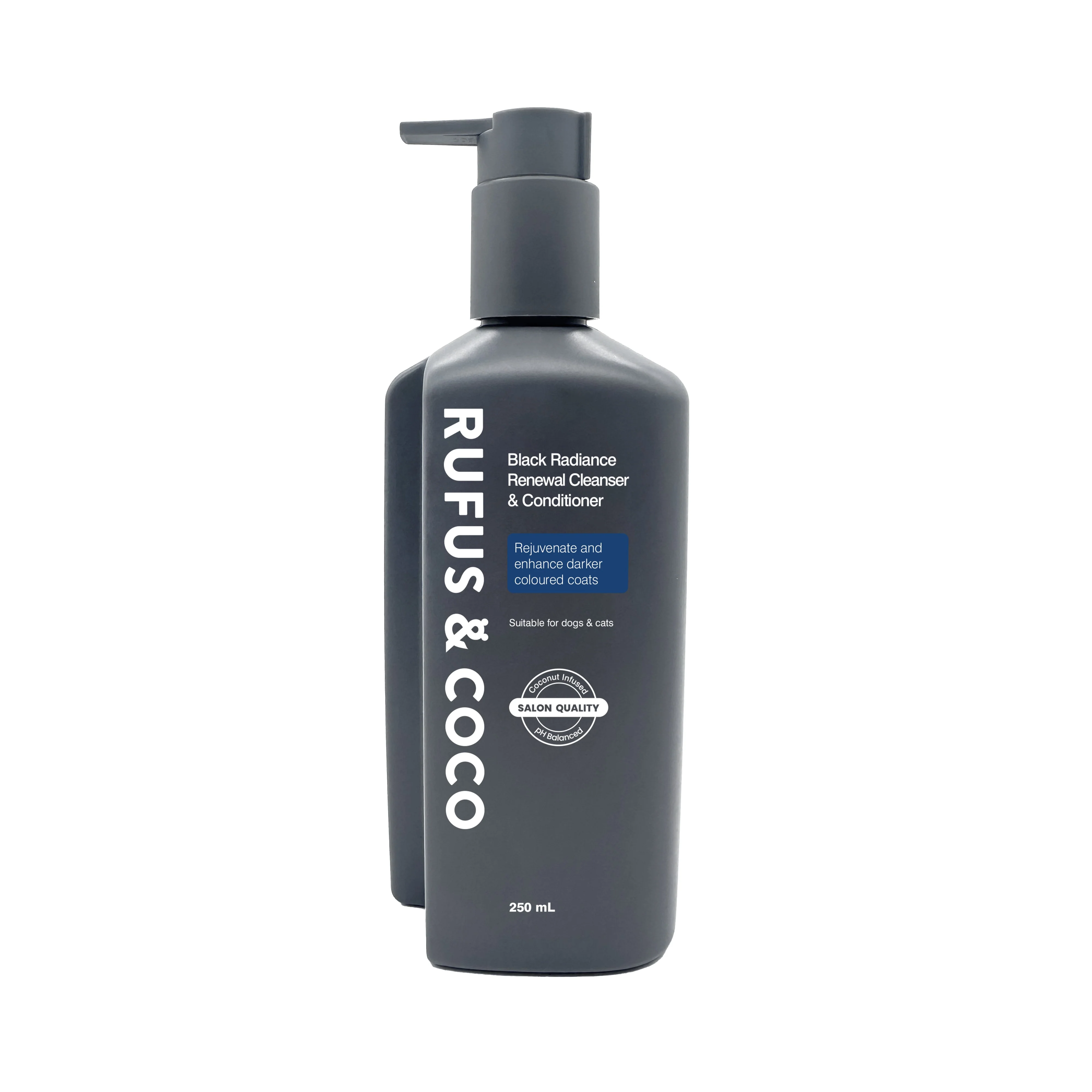 Rufus & Coco Black Radiance Renewal Dark Coloured Coat Pet Cleanser & Conditioner