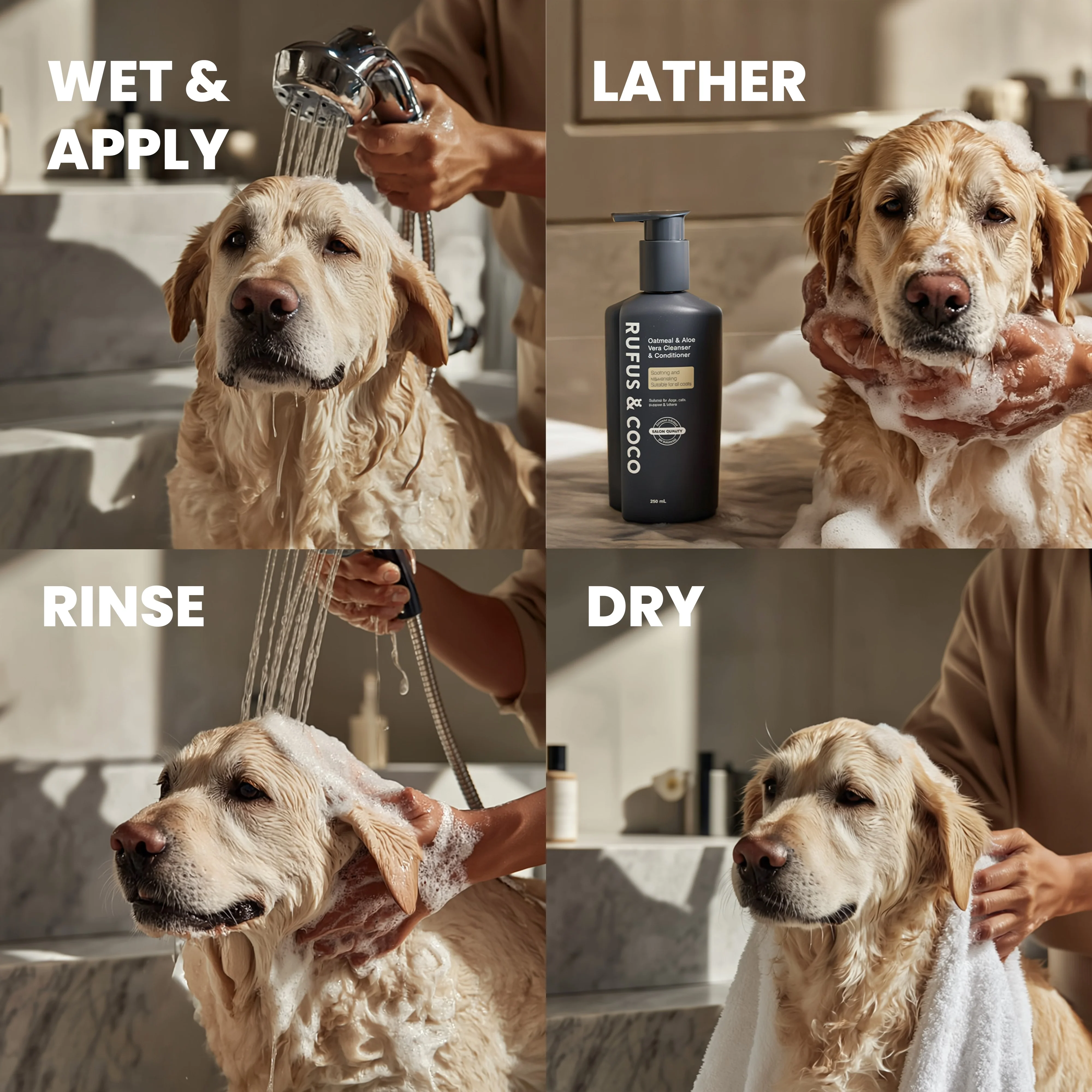 Rufus & Coco Flea Shield Salon Shine Pet Cleanser - Image 6