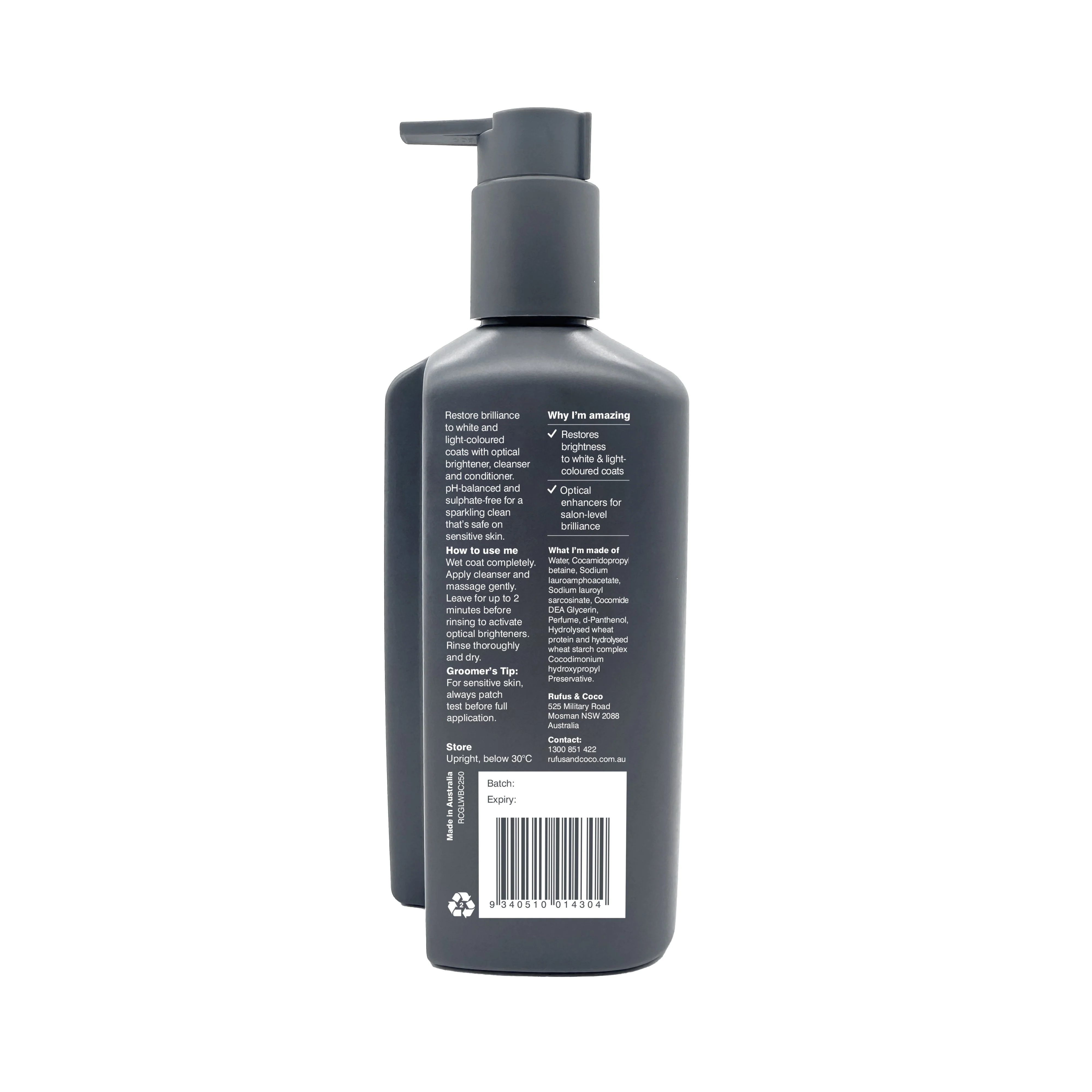 Rufus & Coco Luminous Blonde Light Coloured Coat Pet Cleanser & Conditioner - Image 8