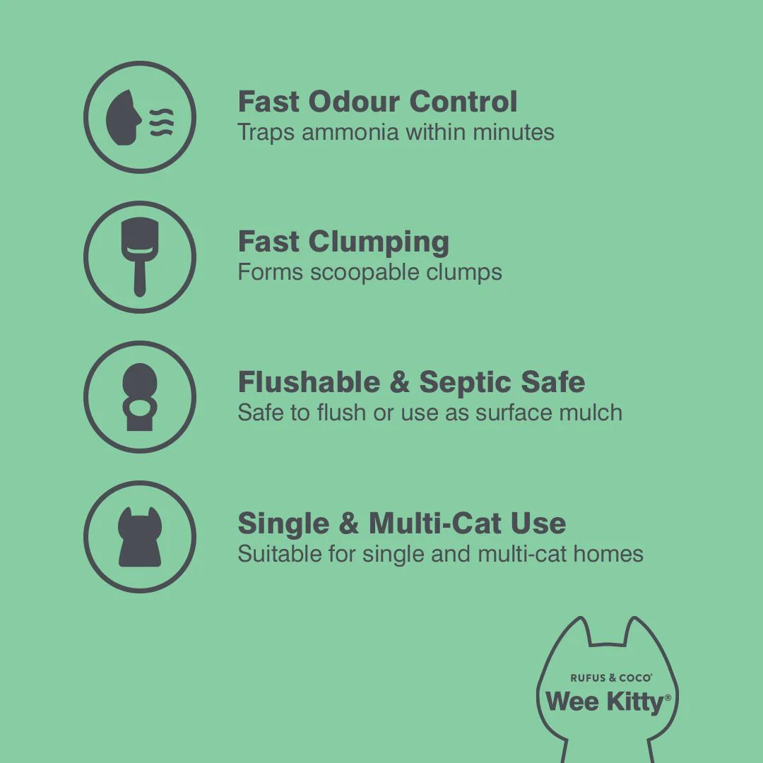 Wee Kitty Eco Plant Clumping Litter - Image 5