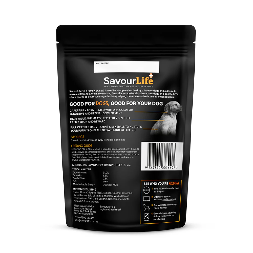 SavourLife Australian Lamb Training Puppy Dog Treats - Image 2