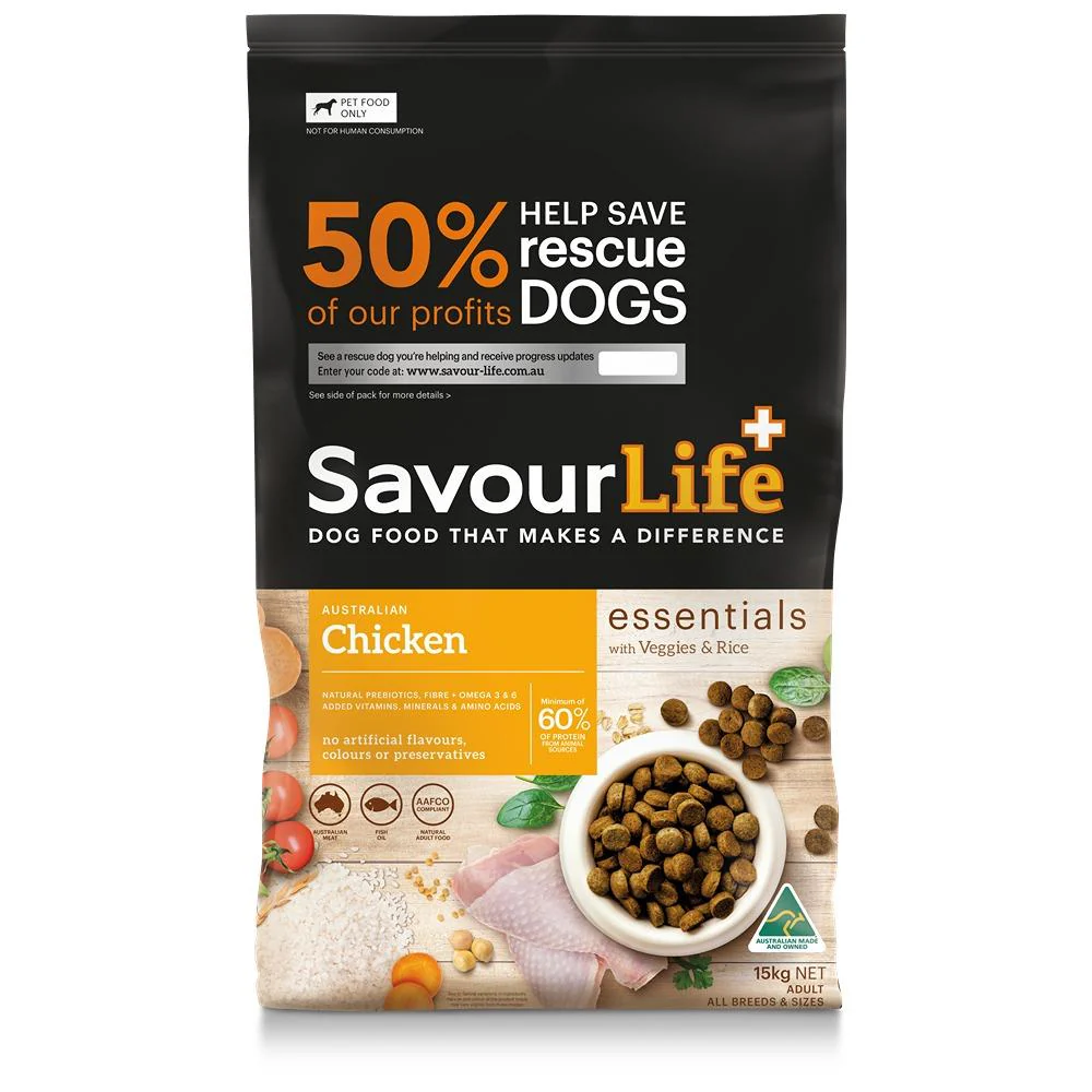 Savourlife Essentials Adult Australian Chicken Dry Dog Food - Image 2
