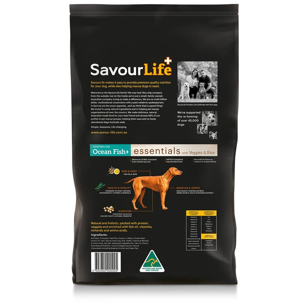 Savourlife Essentials Adult Ocean Fish Dry Dog Food - Image 2