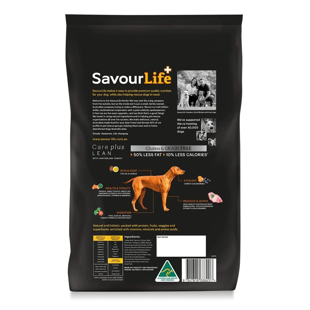 Savourlife Grain Free Adult Std Turkey Lean Dry Dog Food - Image 3