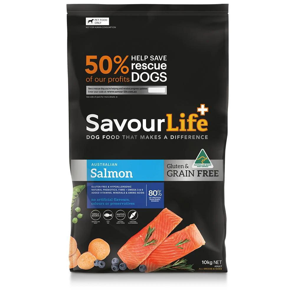 Savourlife Grain Free Australian Salmon Dry Dog Food - Image 2