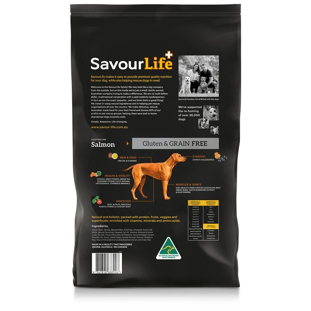 Savourlife Grain Free Australian Salmon Dry Dog Food - Image 3