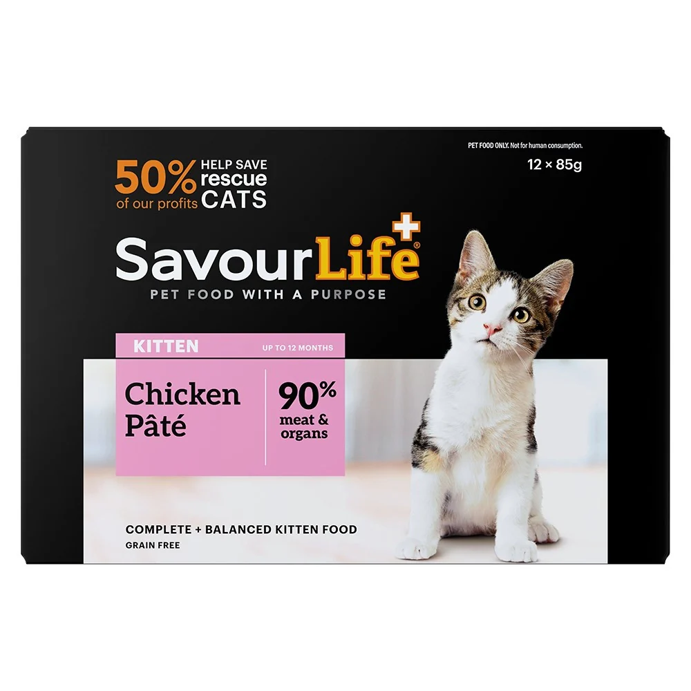SavourLife Kitten Chicken Pate Wet Cat Food - Image 2